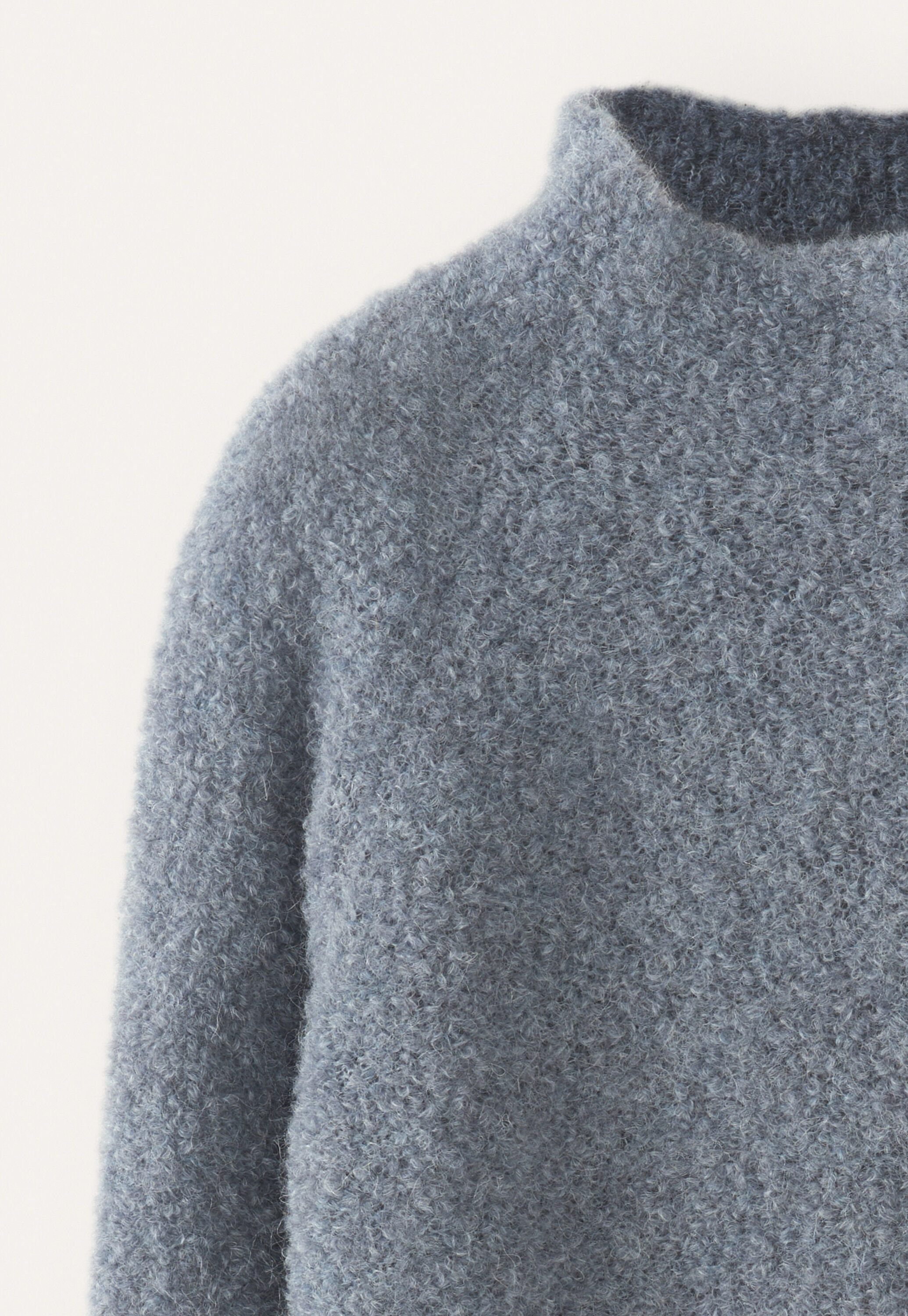 Funnel-neck sweater