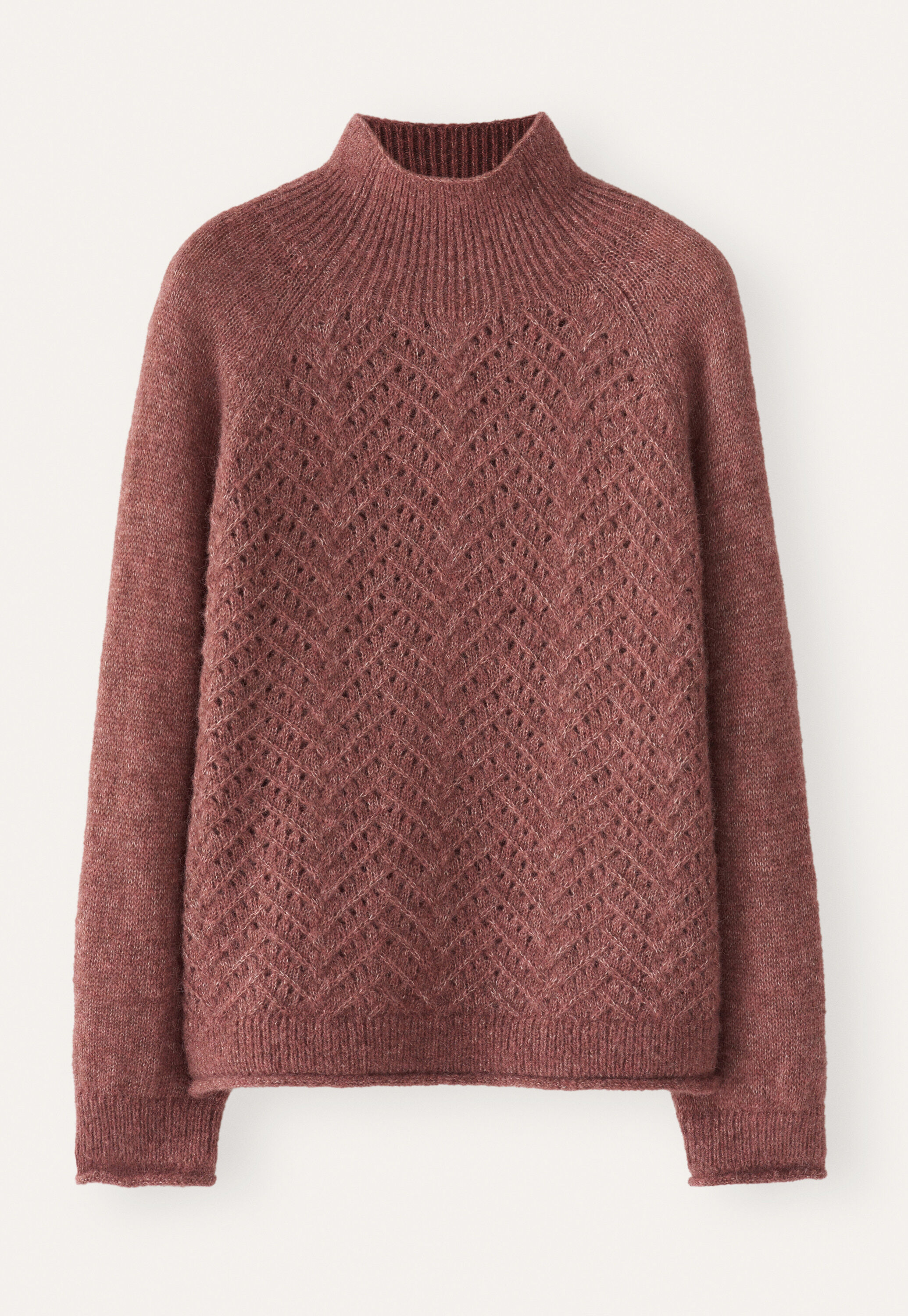 Cable-stitch sweater