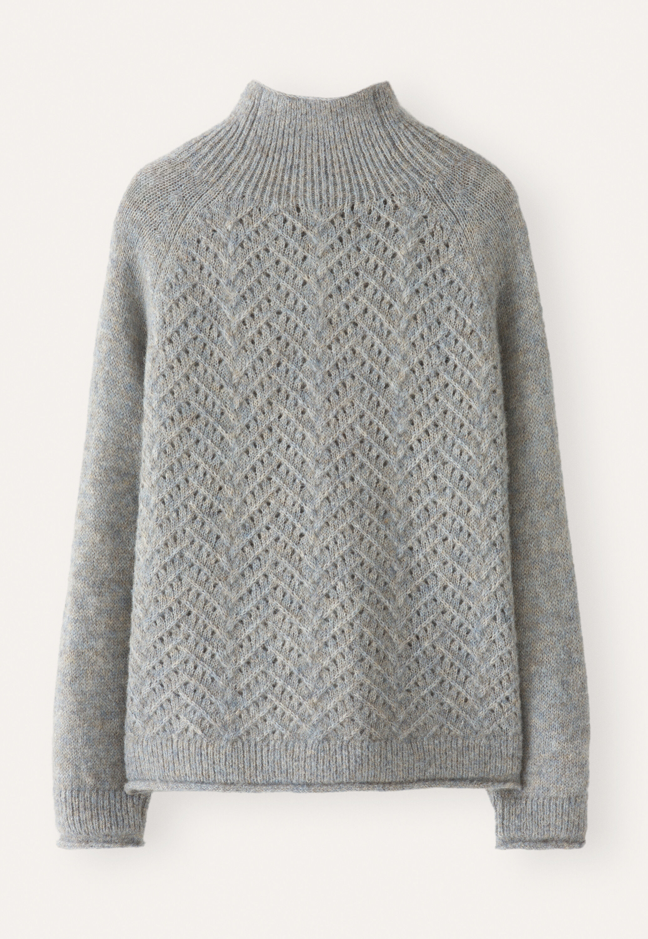 Cable-stitch sweater