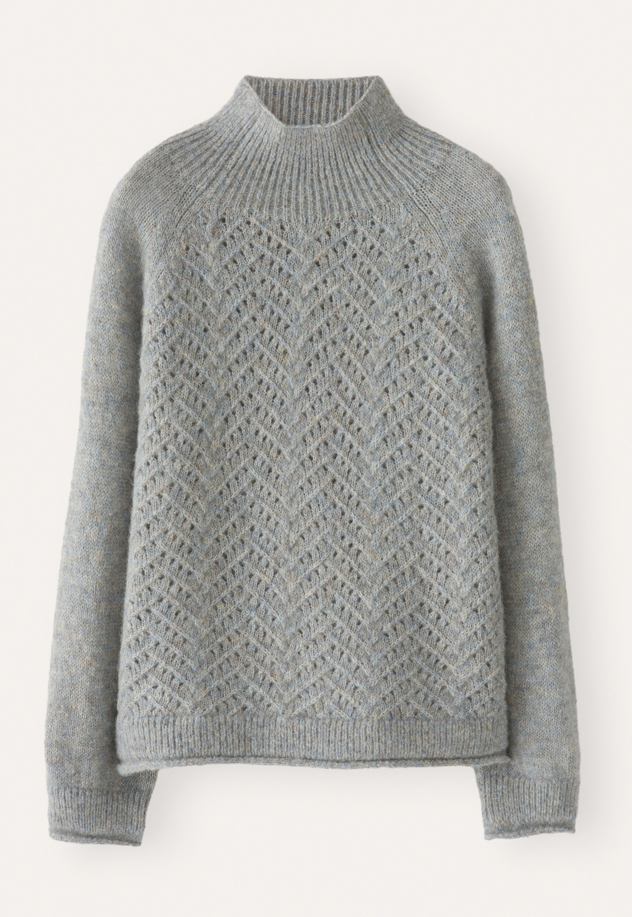 Cable-stitch sweater