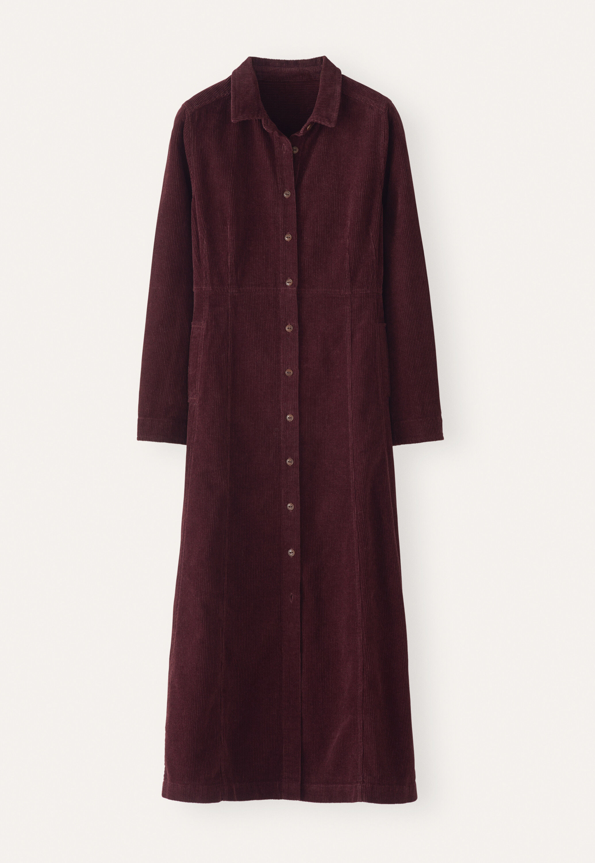 Cord panelled dress
