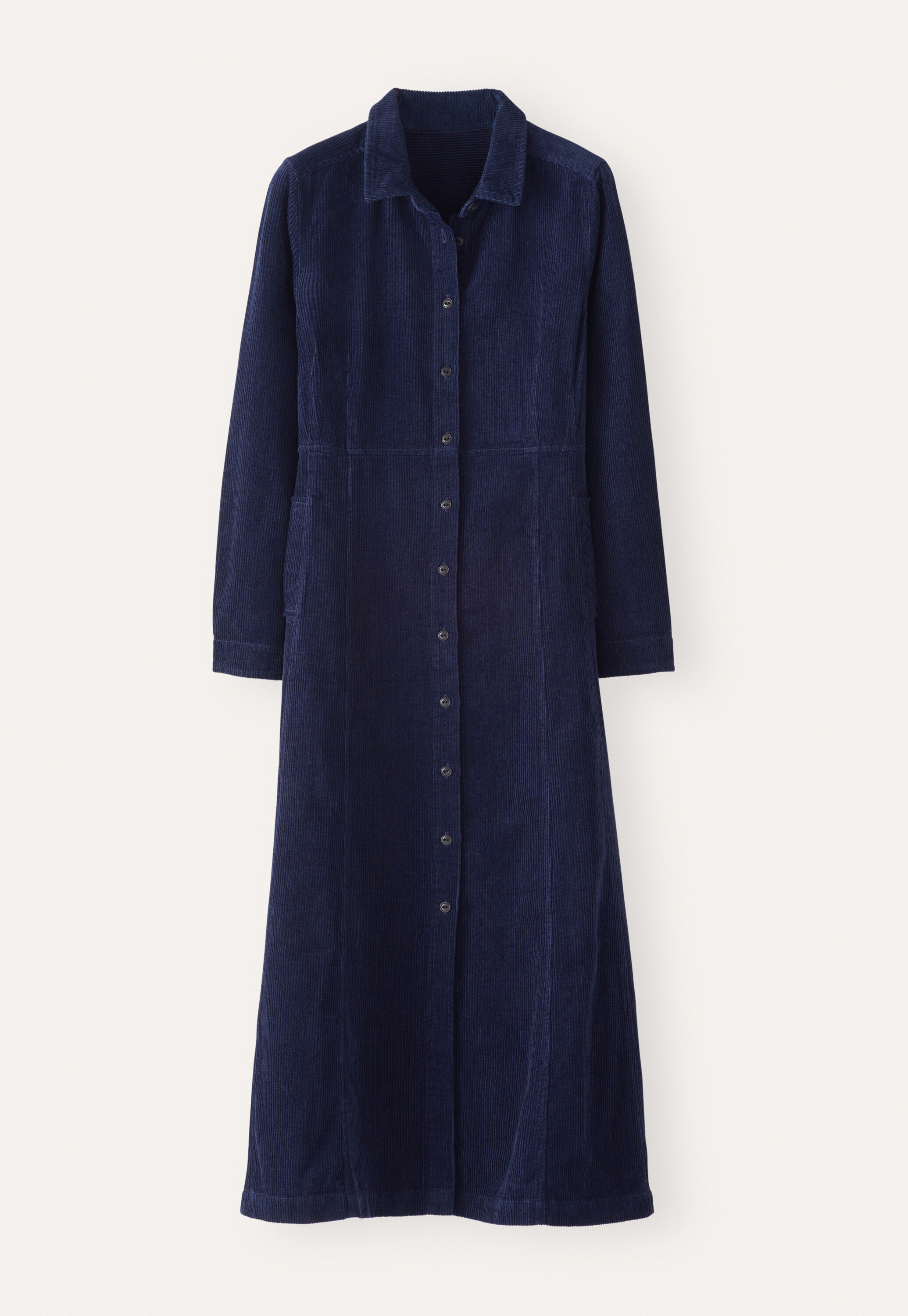 Cord panelled dress