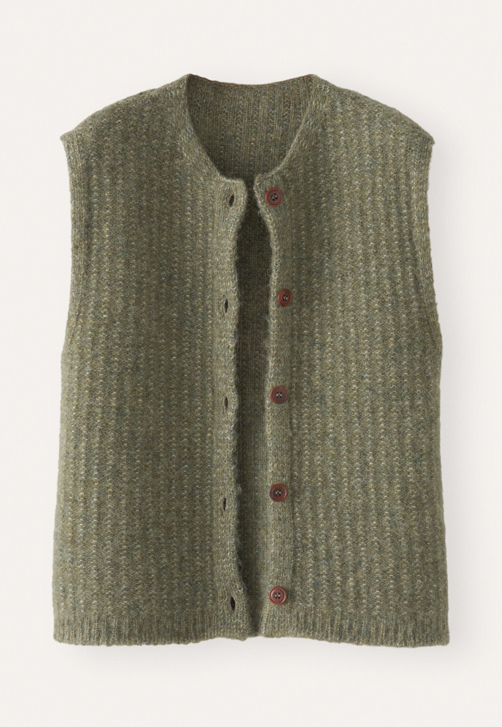 Sleeveless cardigan