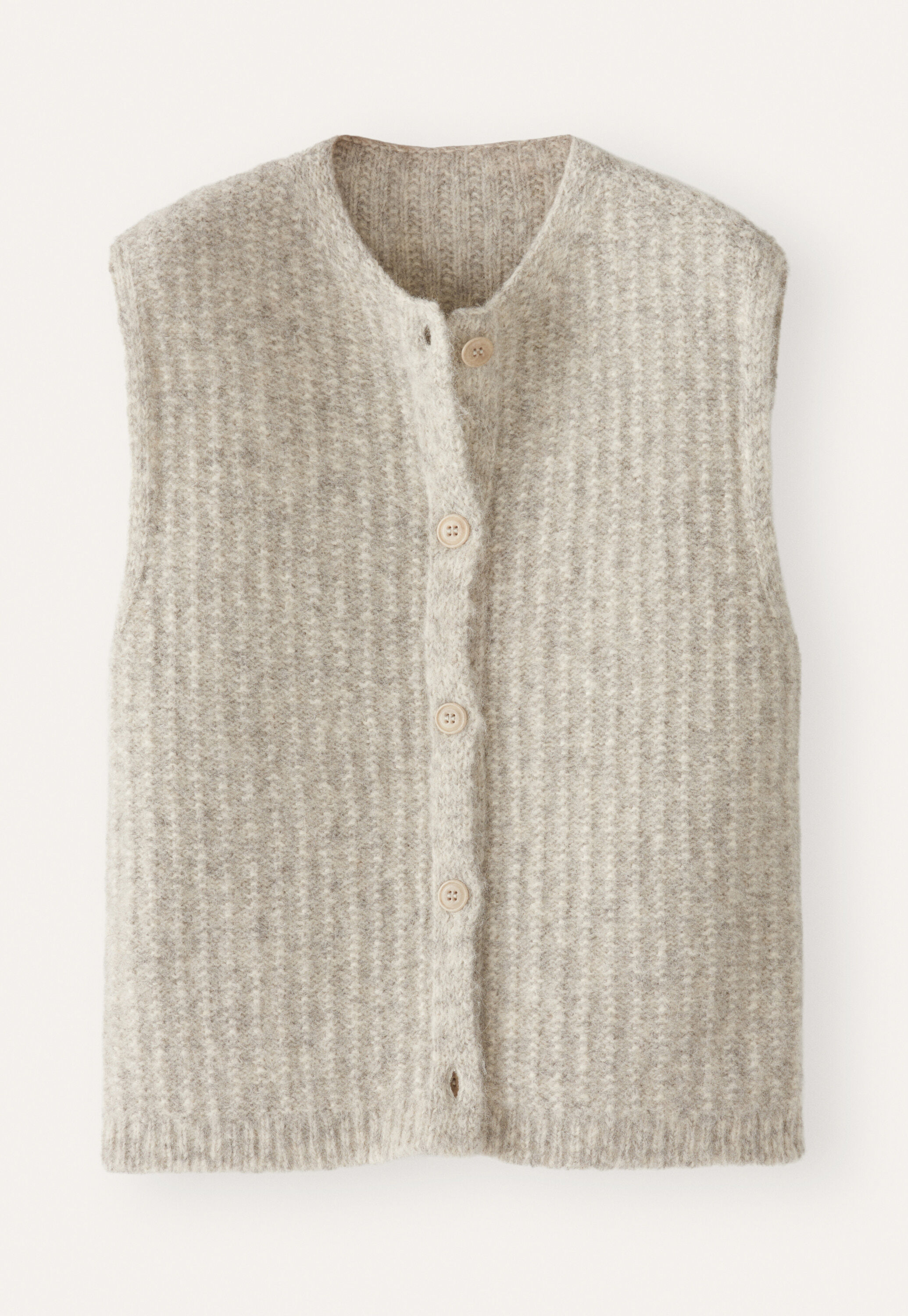Sleeveless cardigan