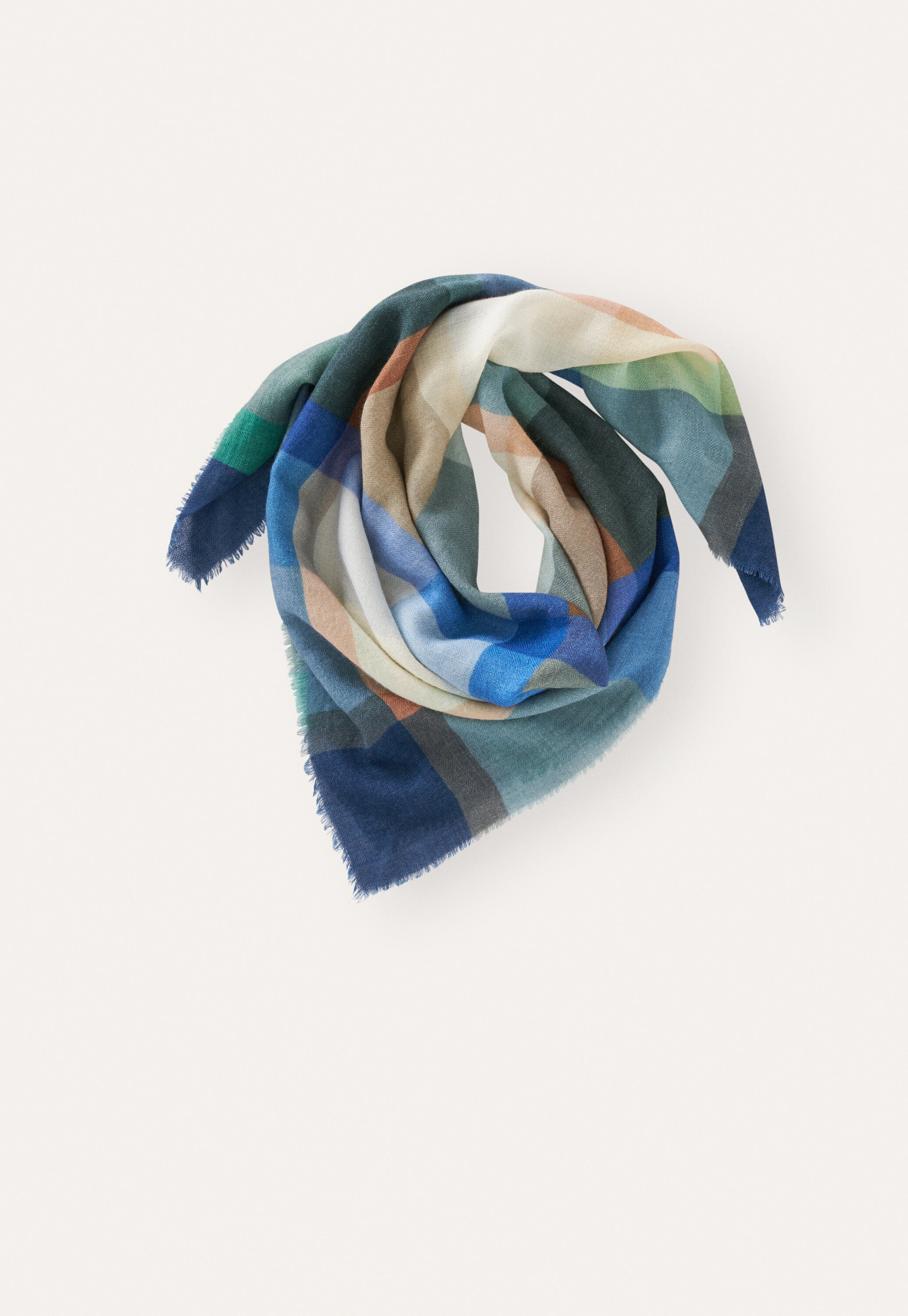 Checked scarf