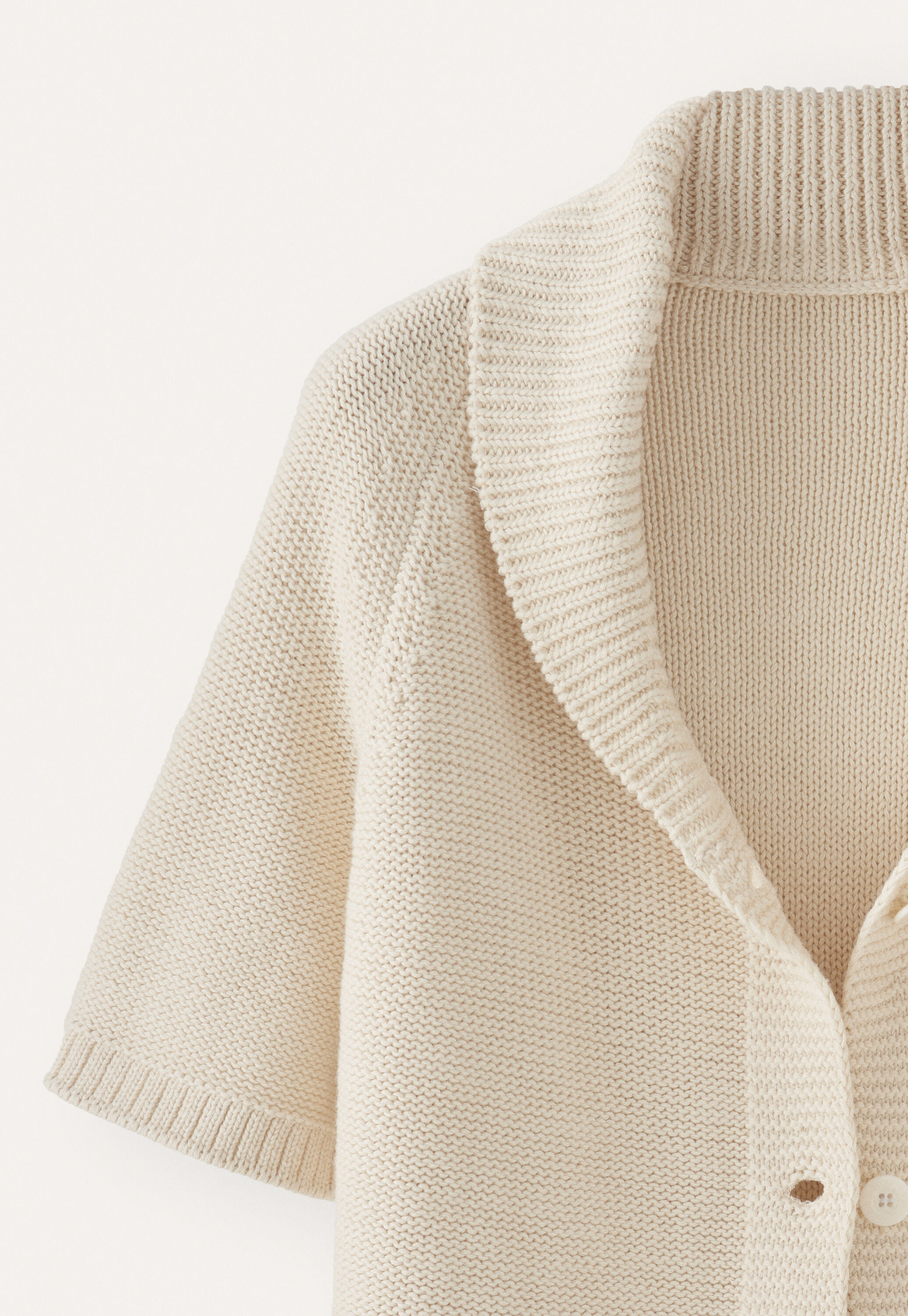 Shawl-collar cardigan