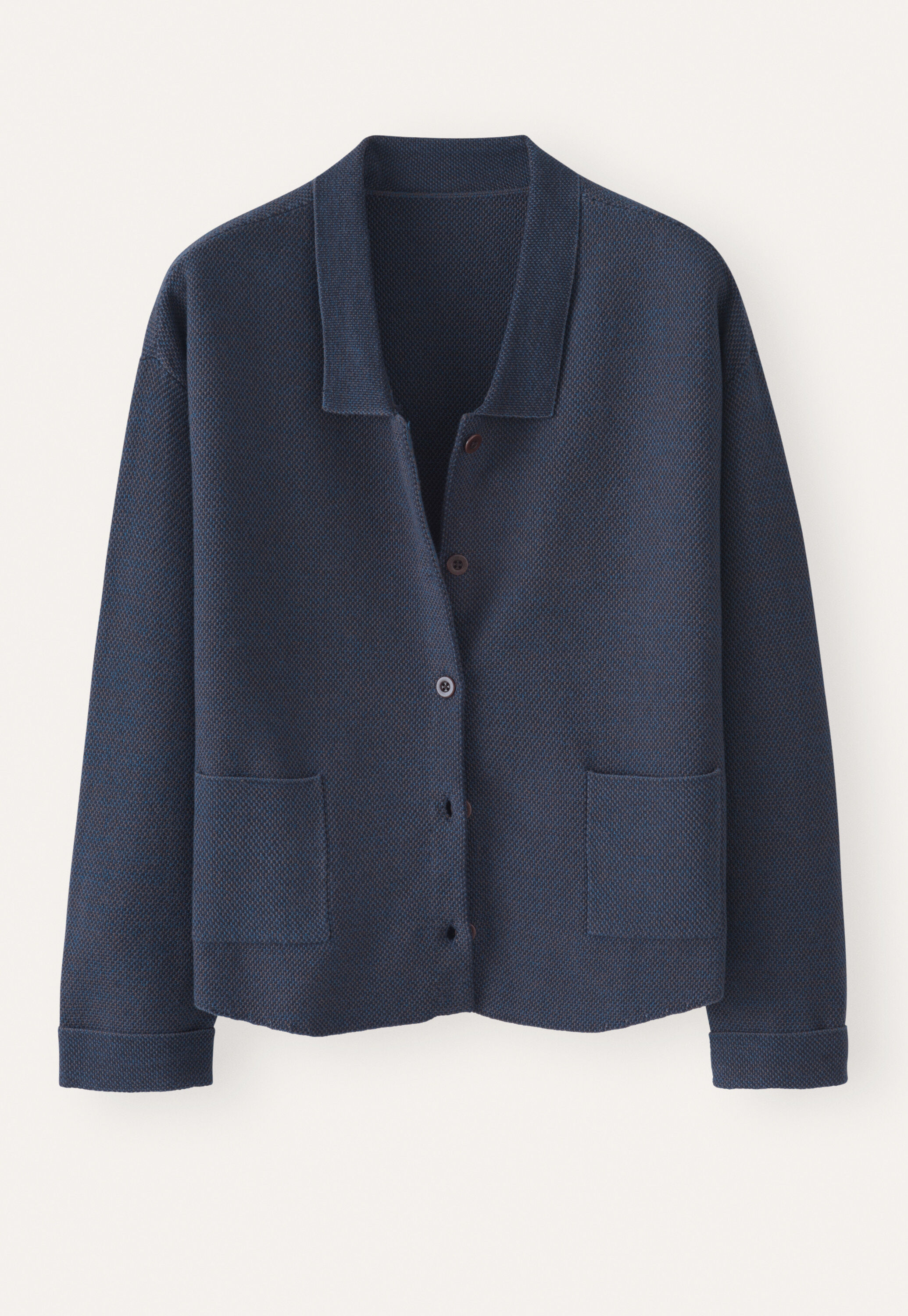 Collared cardigan