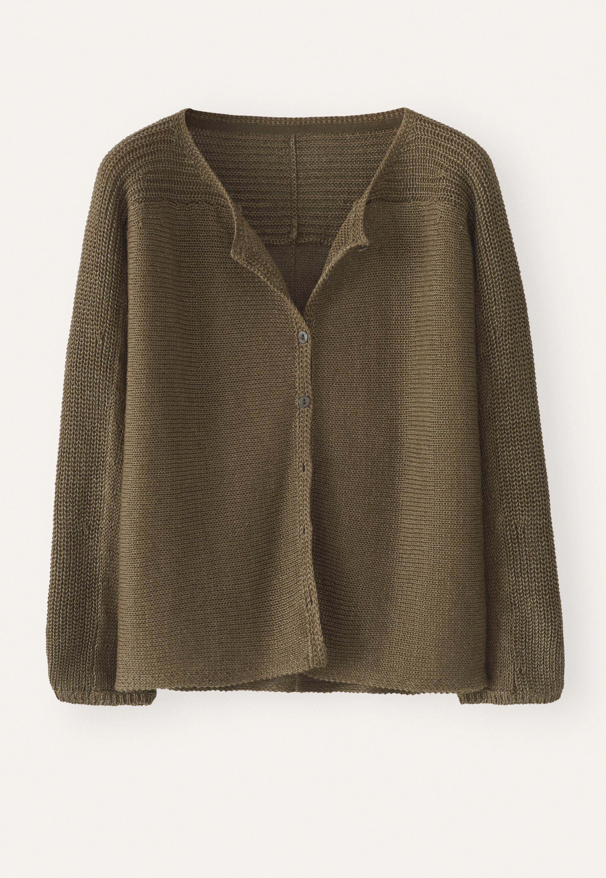 Dolman-sleeve cardigan