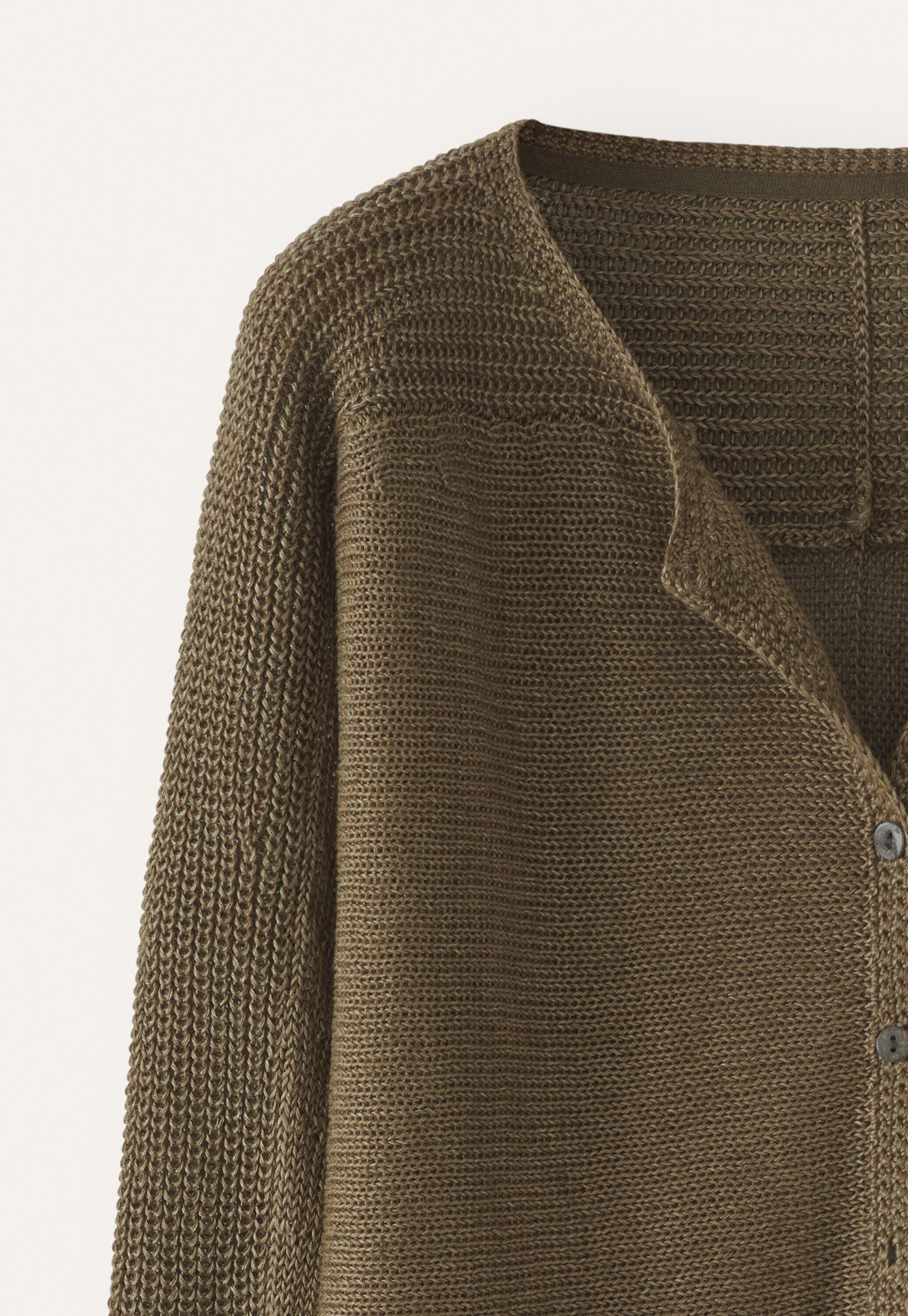Dolman-sleeve cardigan