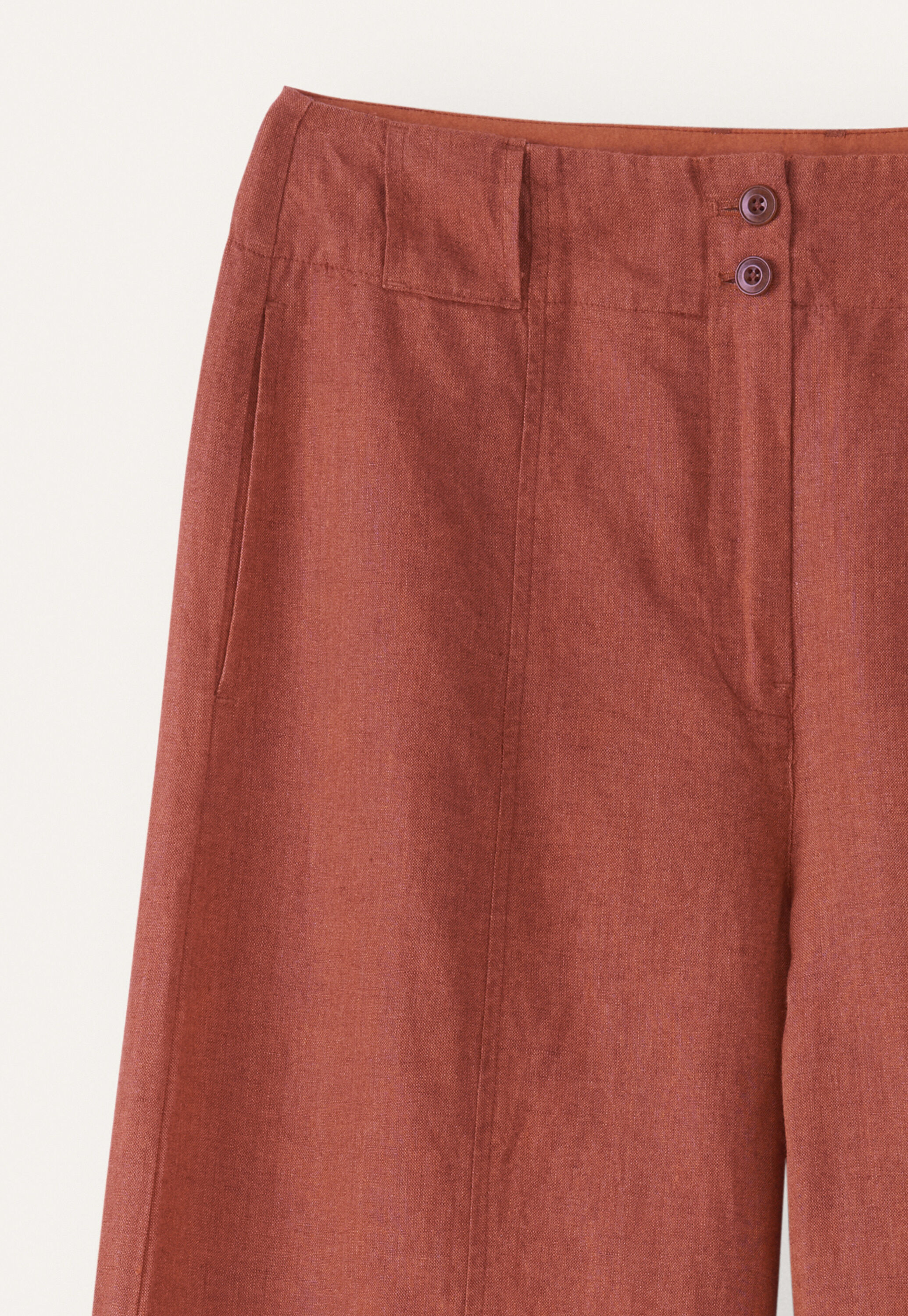 Front-seam trousers