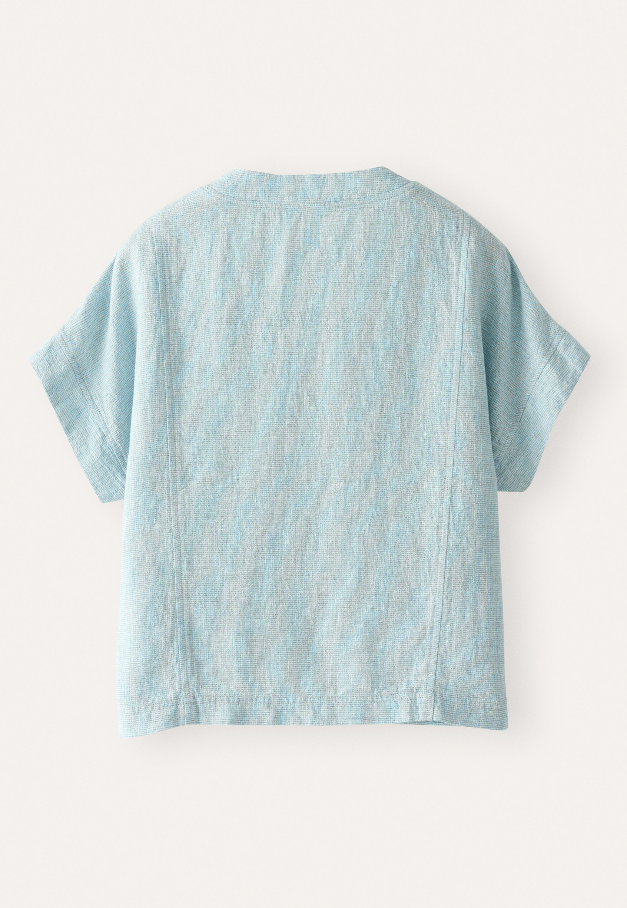 V-neck short-sleeve top