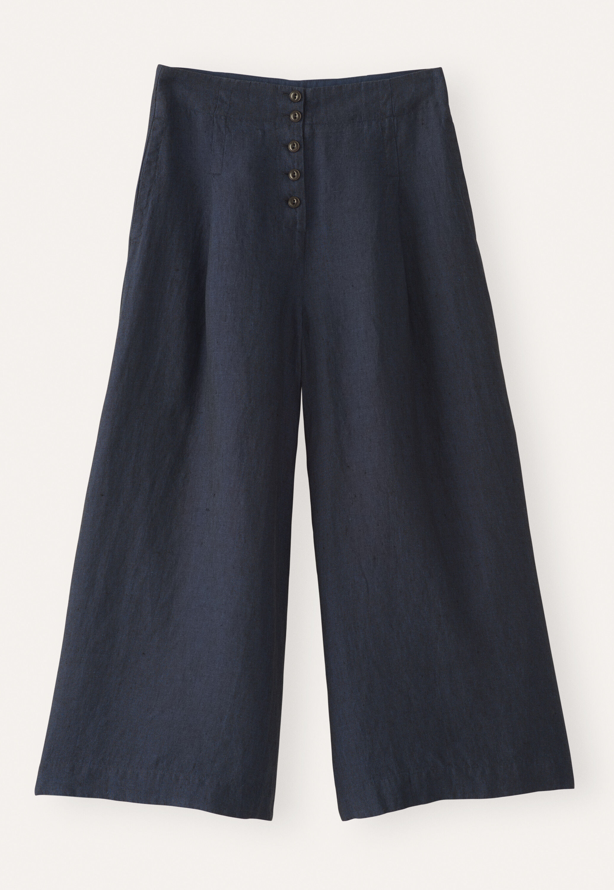 Pleat-front culottes
