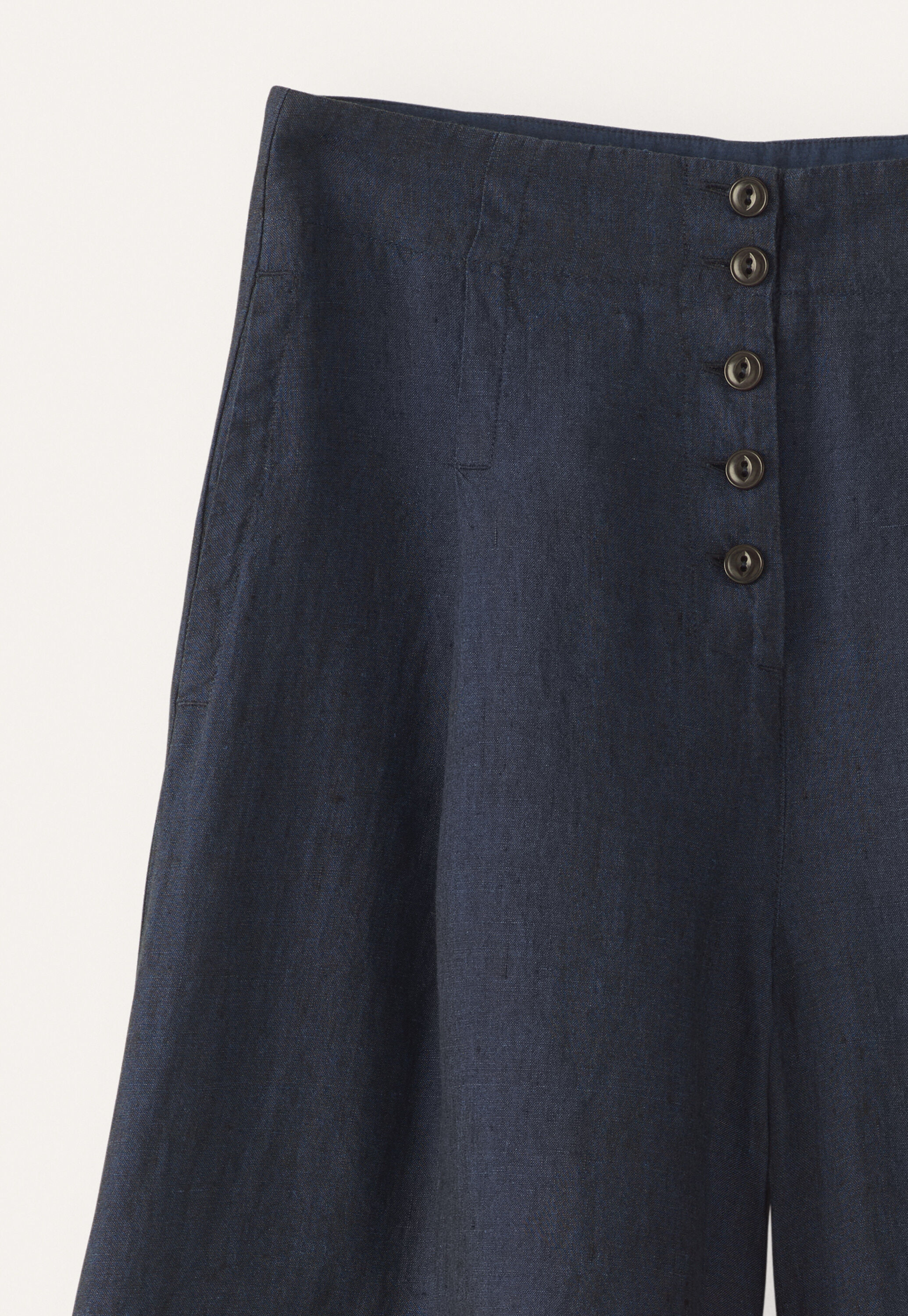Pleat-front culottes