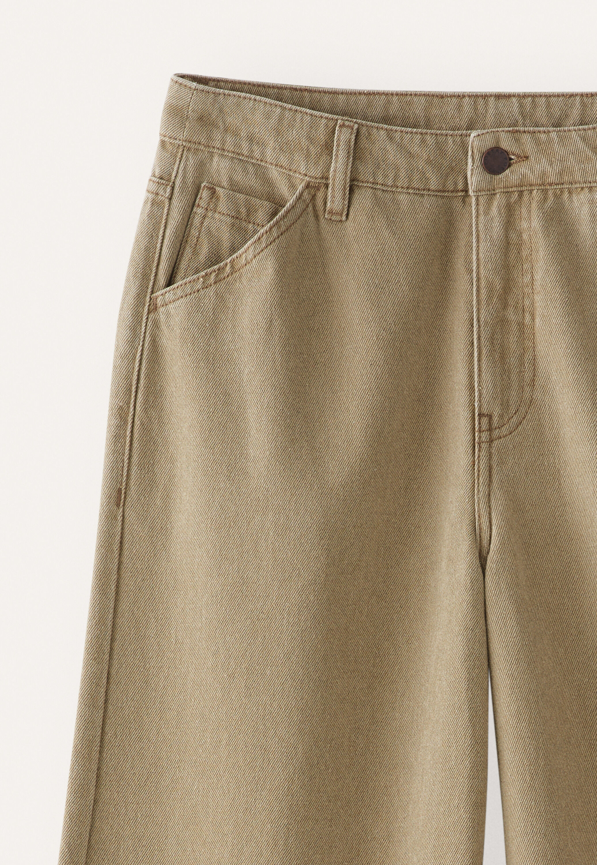 Straight-leg jeans