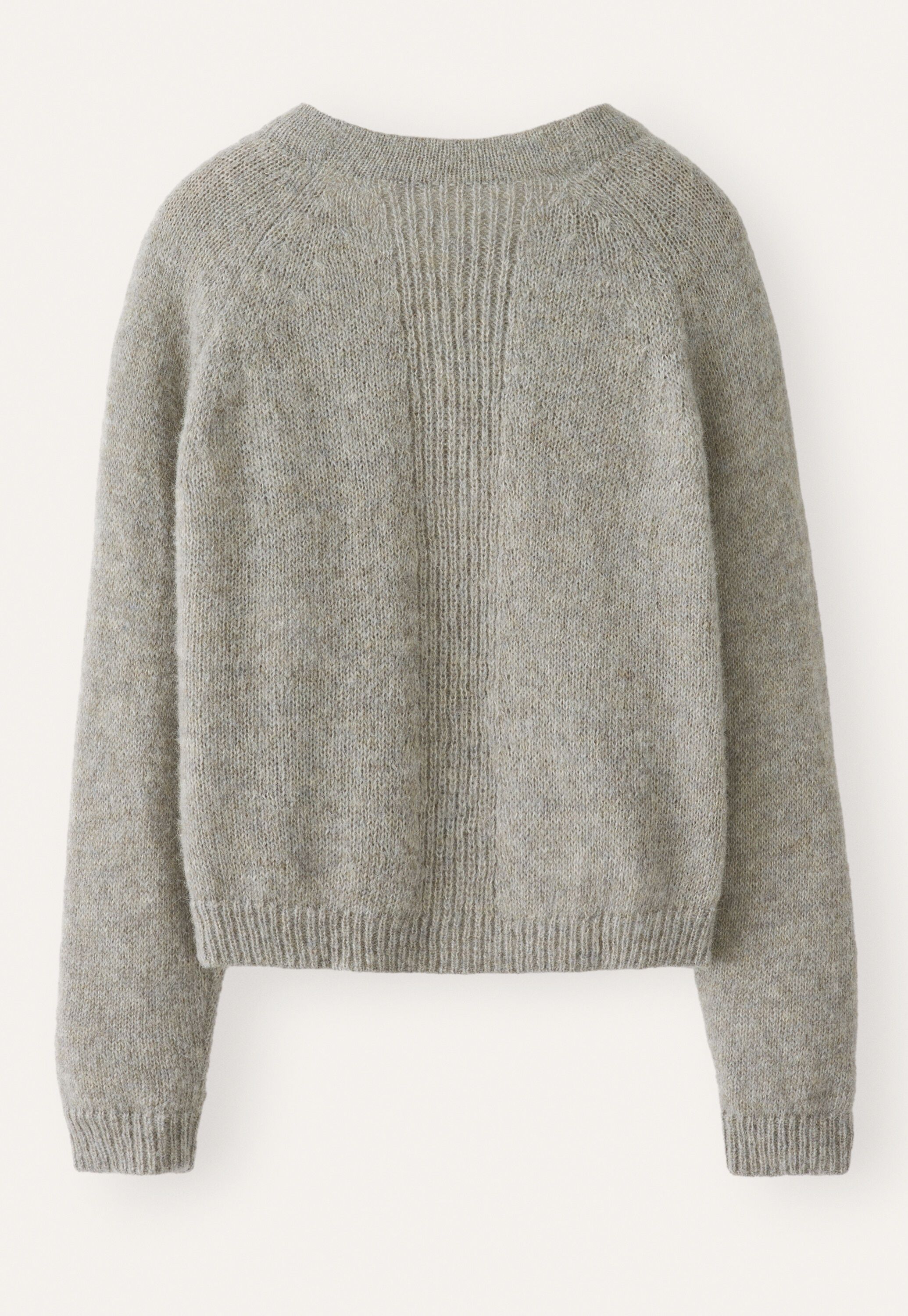 Raglan-sleeve cardigan