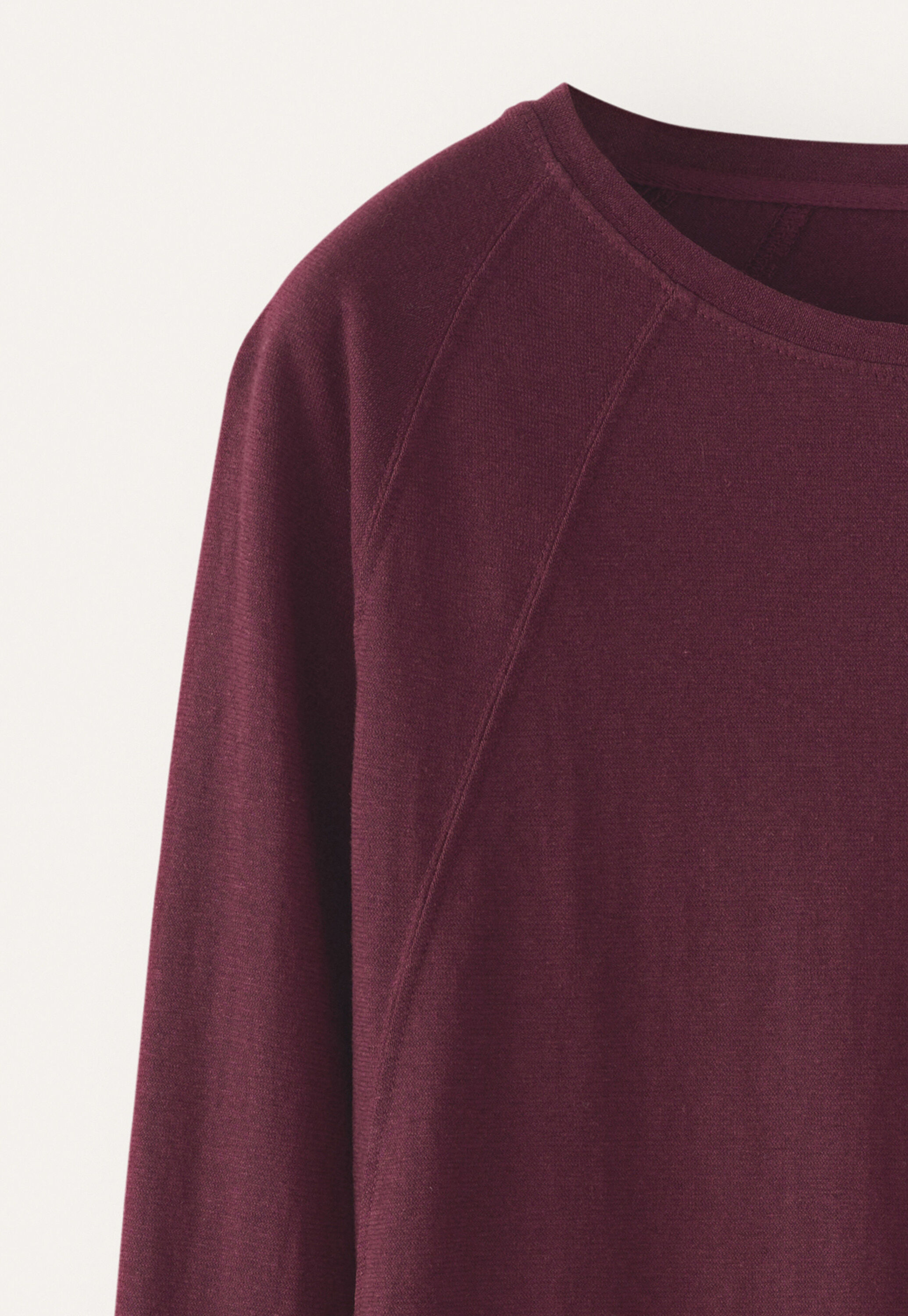 Panelled jersey top