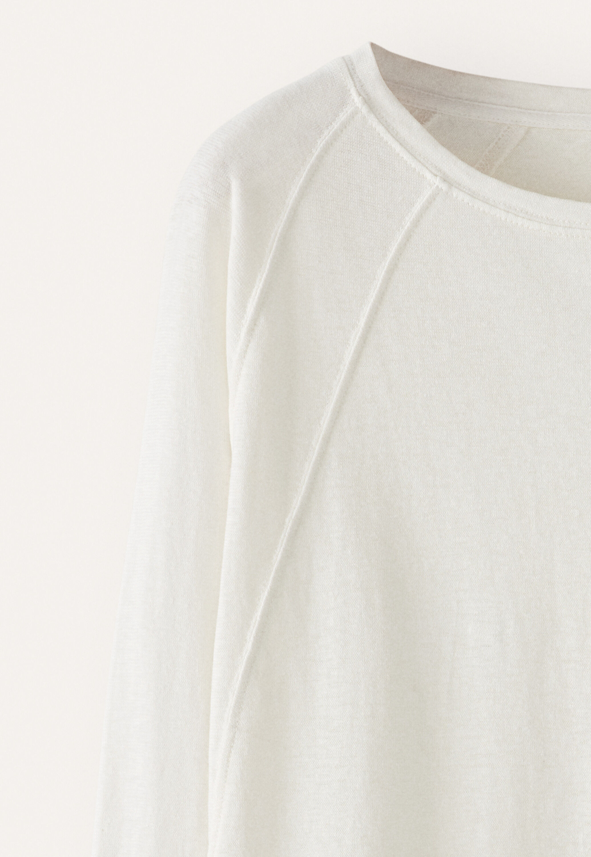Panelled jersey top
