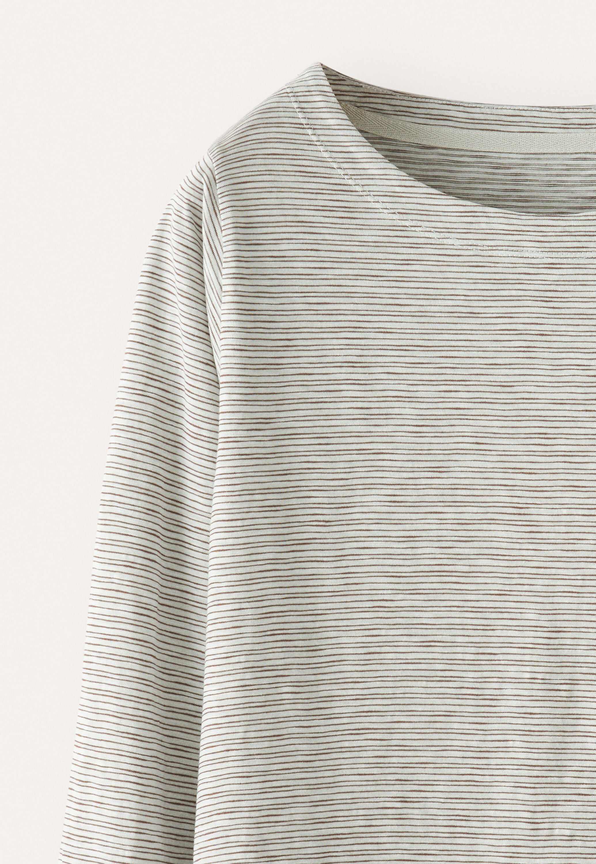 Striped jersey tunic