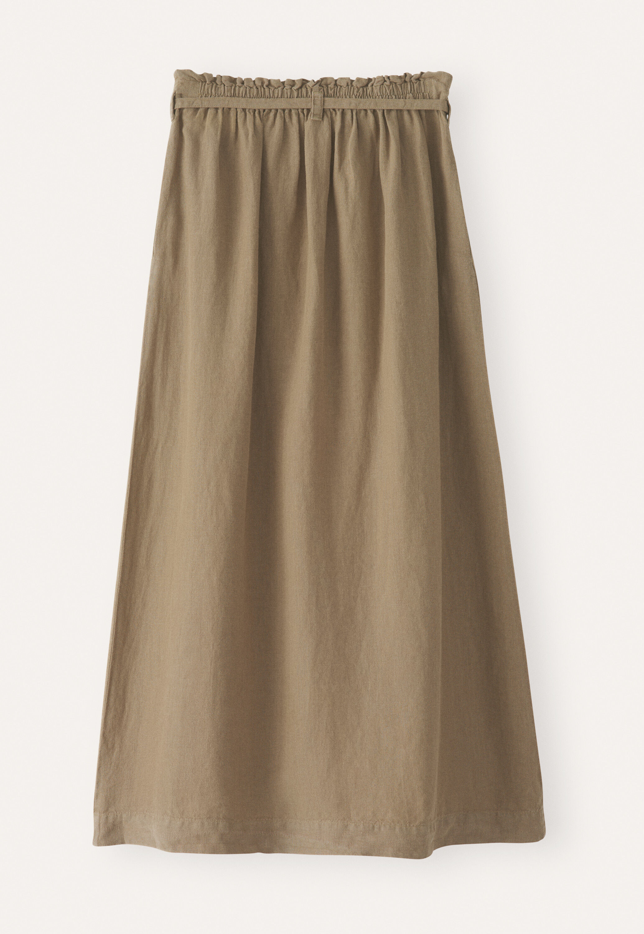 Pleat-detail skirt