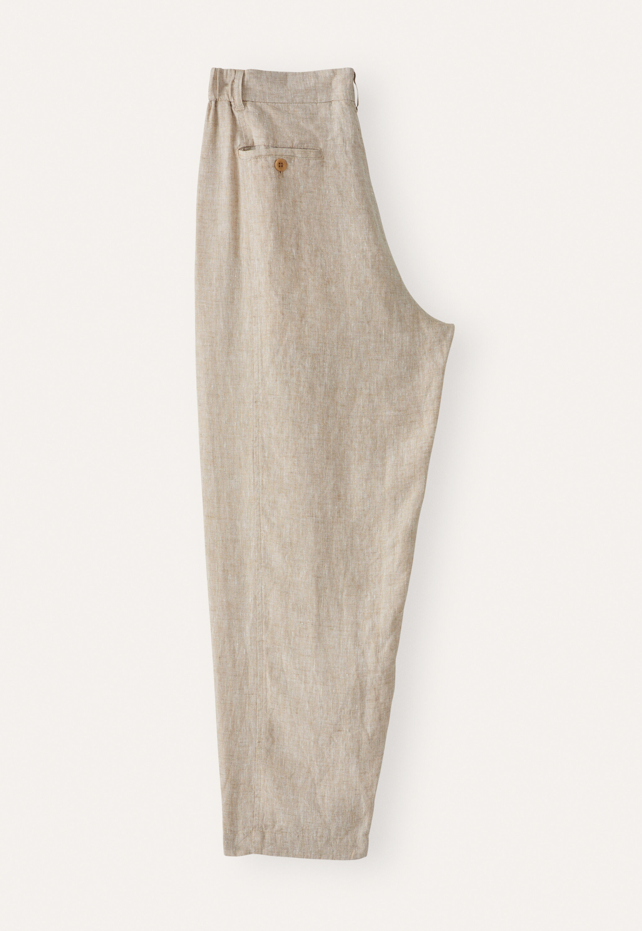 Cropped tapered trousers