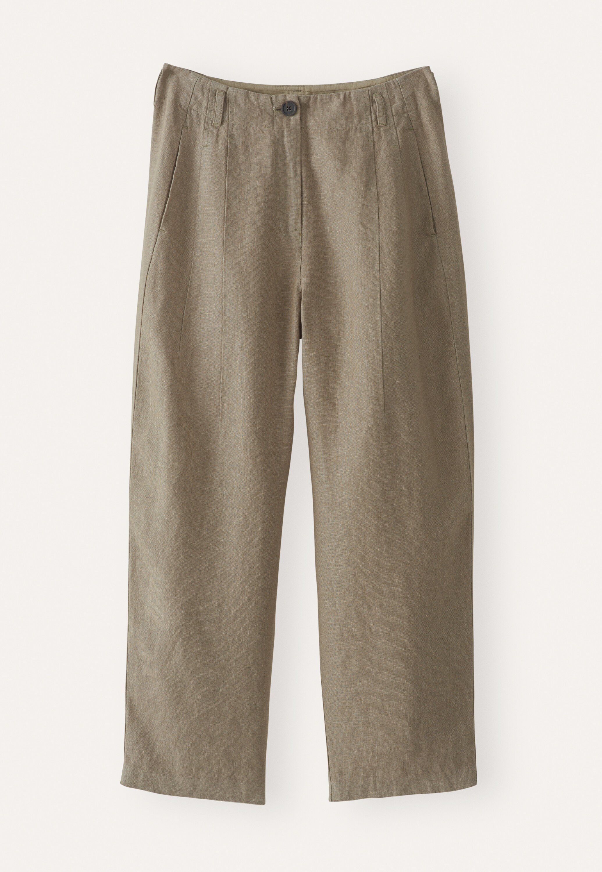 Dart-detail trousers