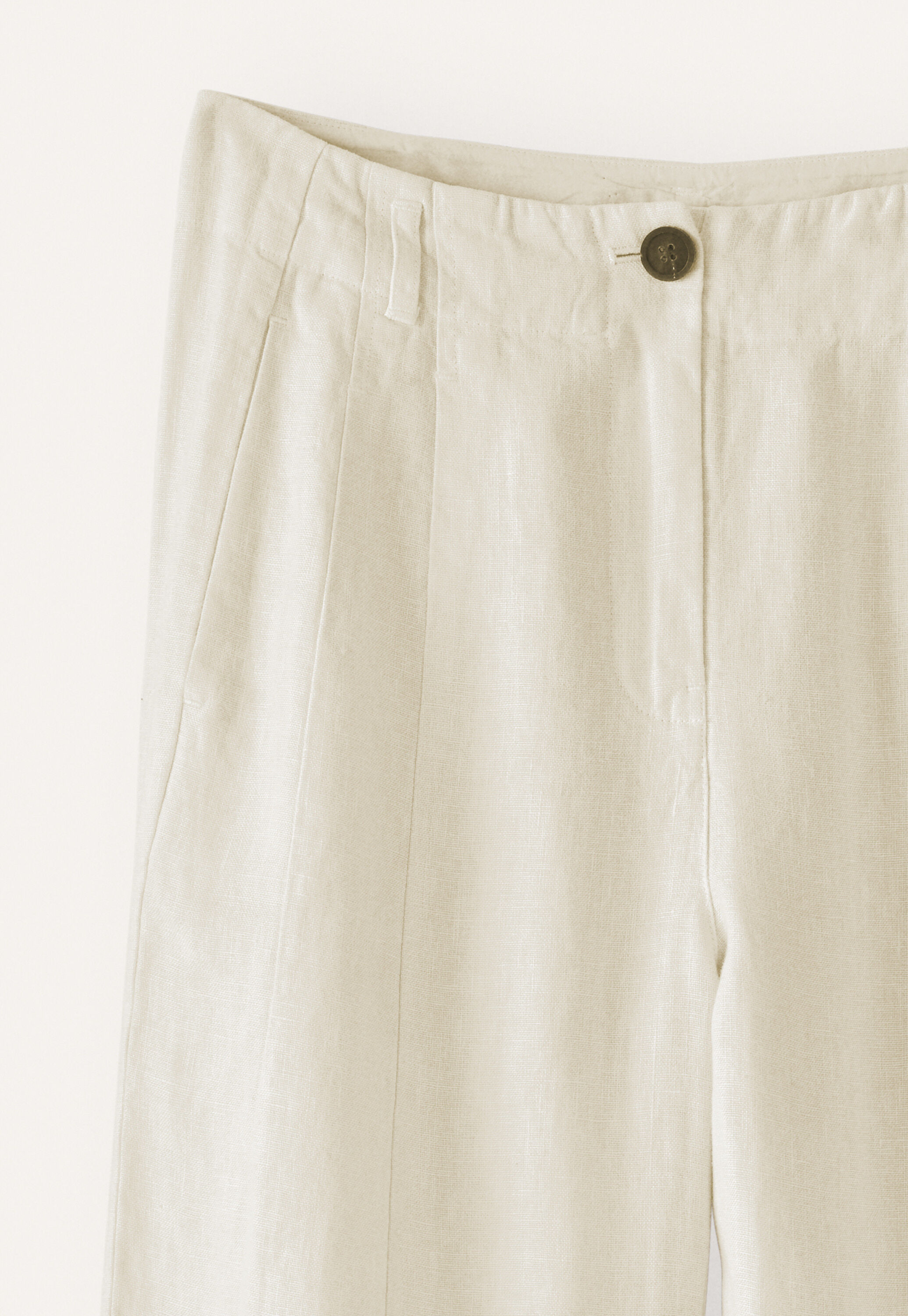 Dart-detail trousers