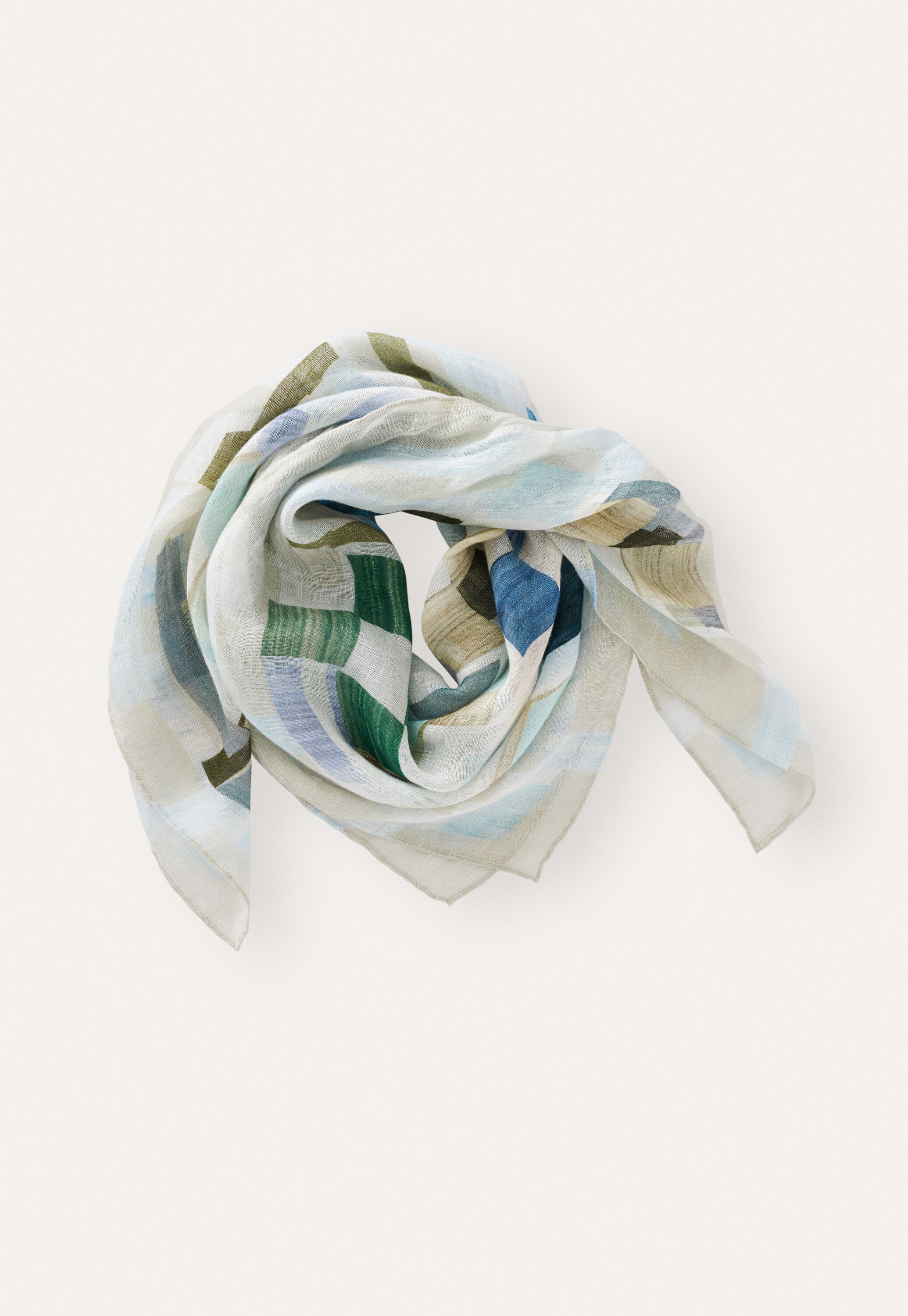 Large printed scarf