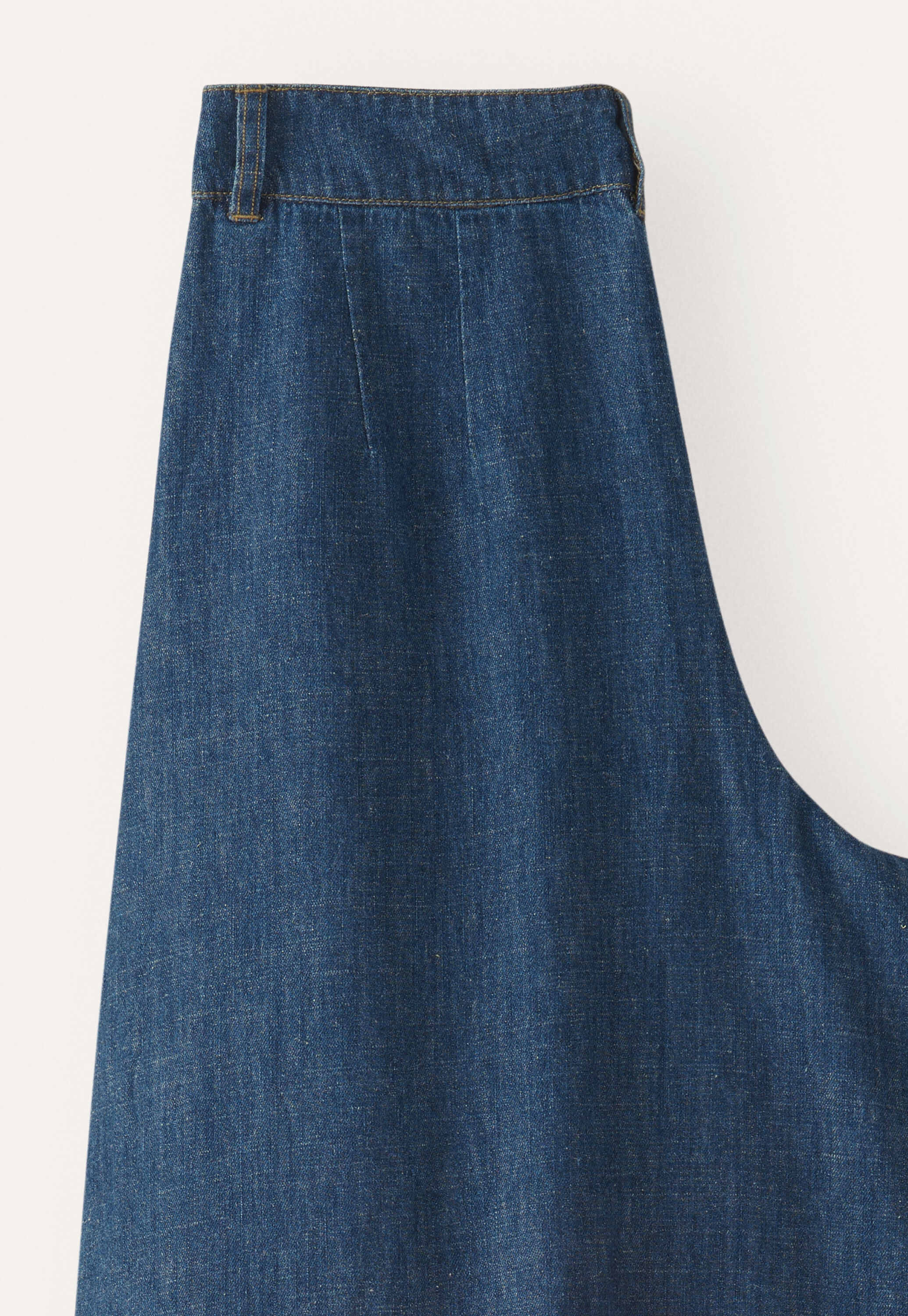 Indigo-dyed culottes