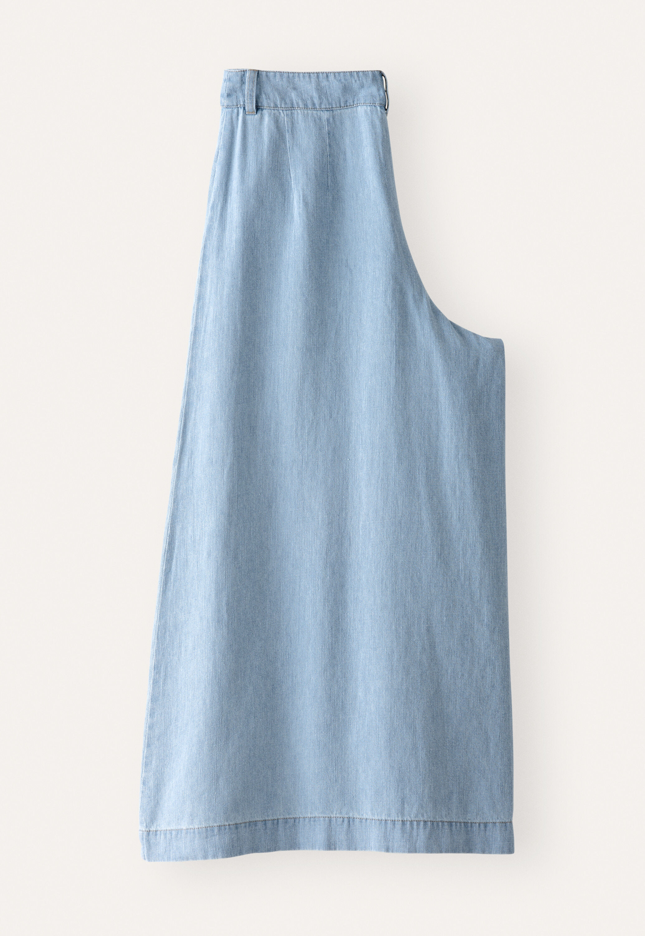 Indigo-dyed culottes