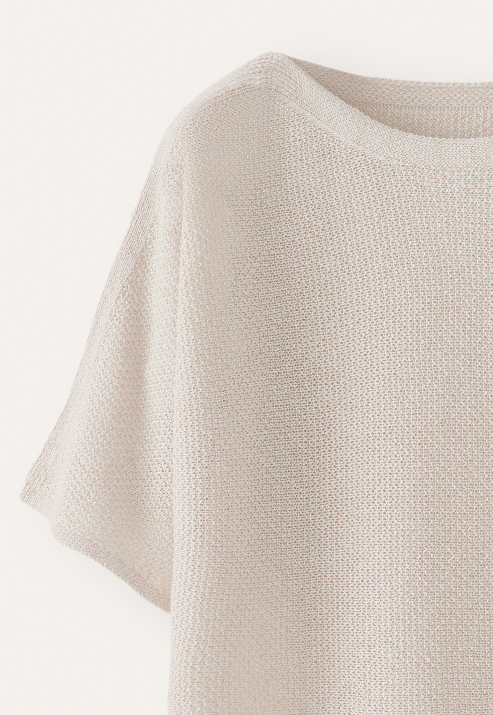 Dolman-sleeve sweater