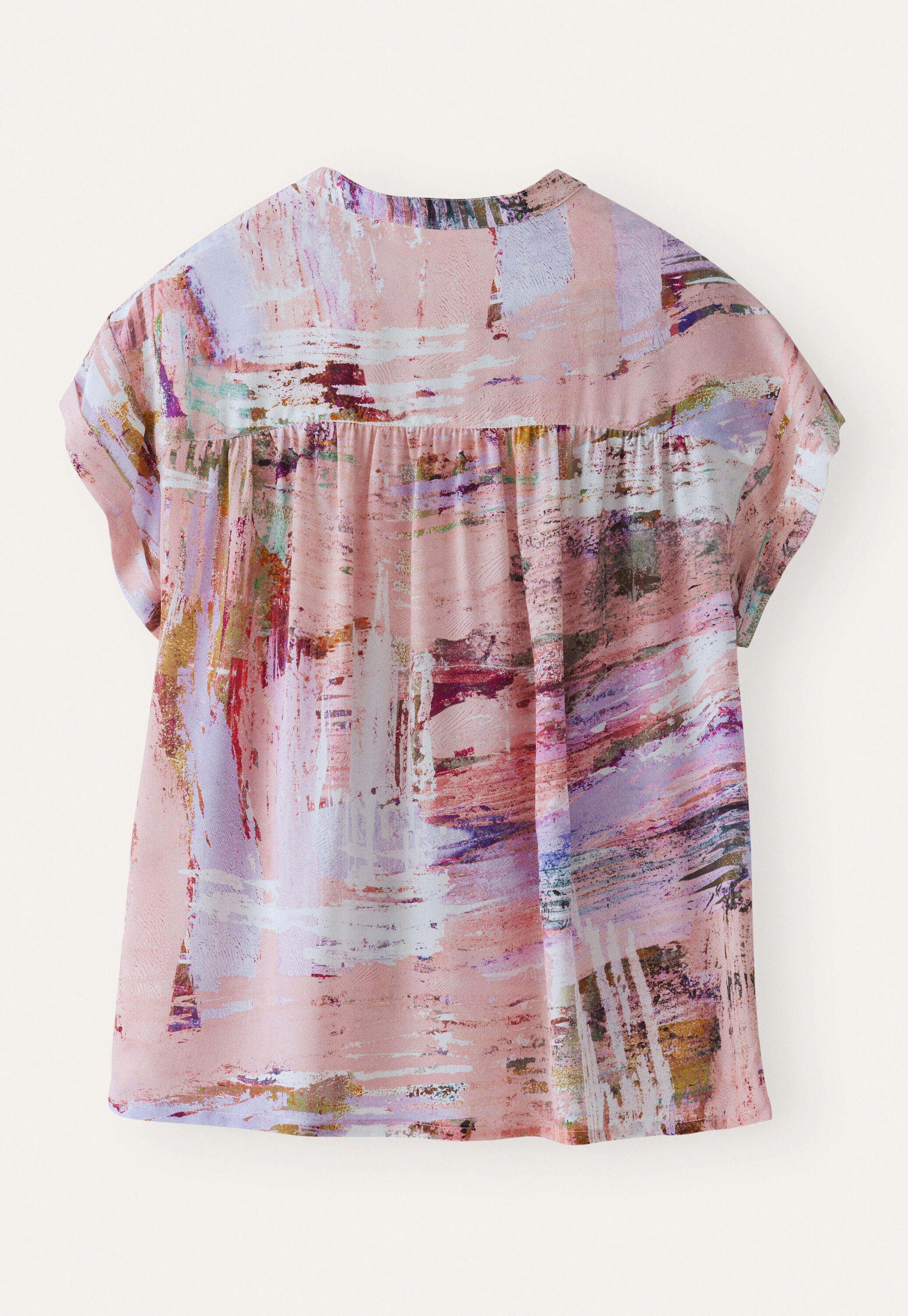 Printed boxy shirt