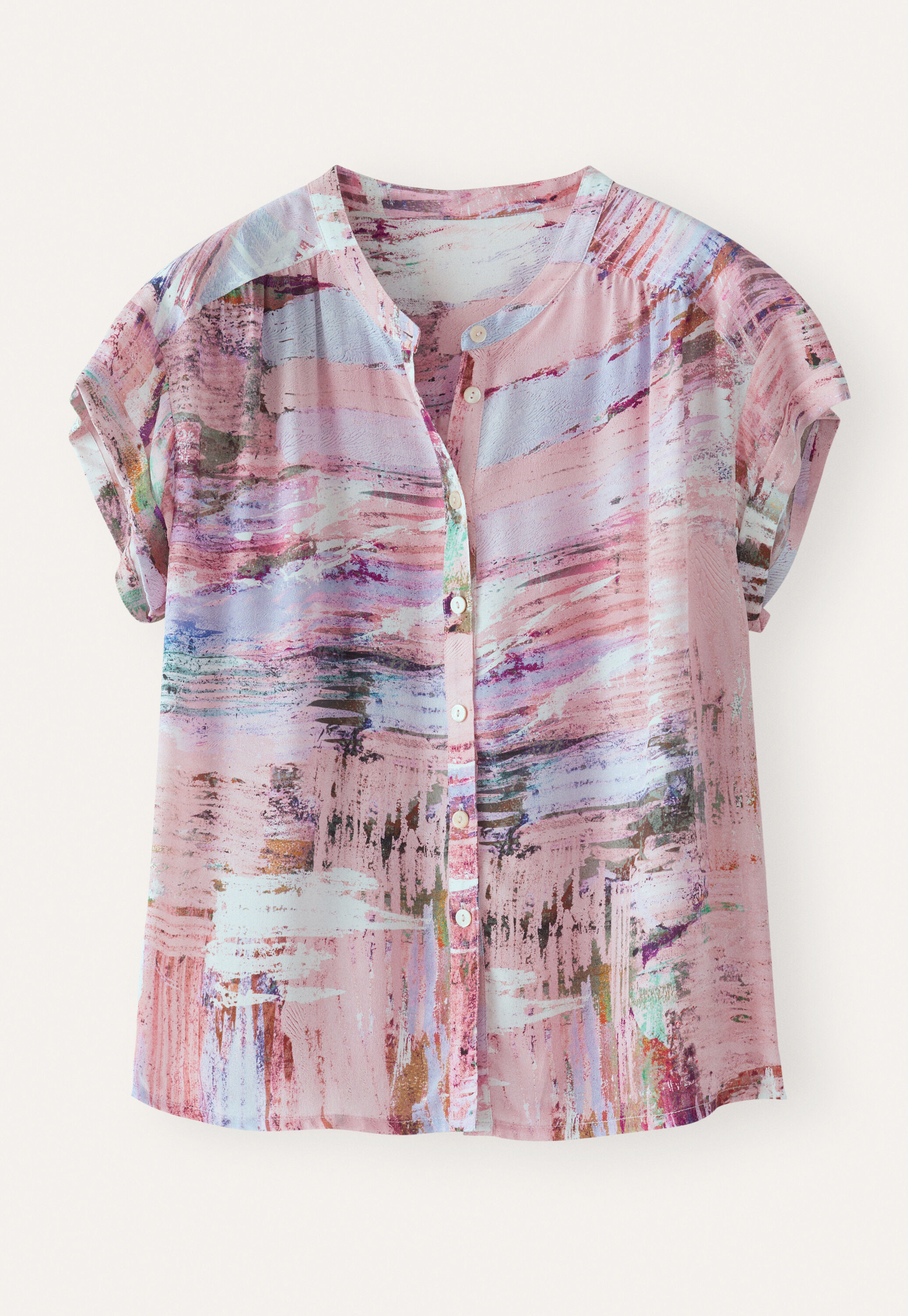 Printed boxy shirt