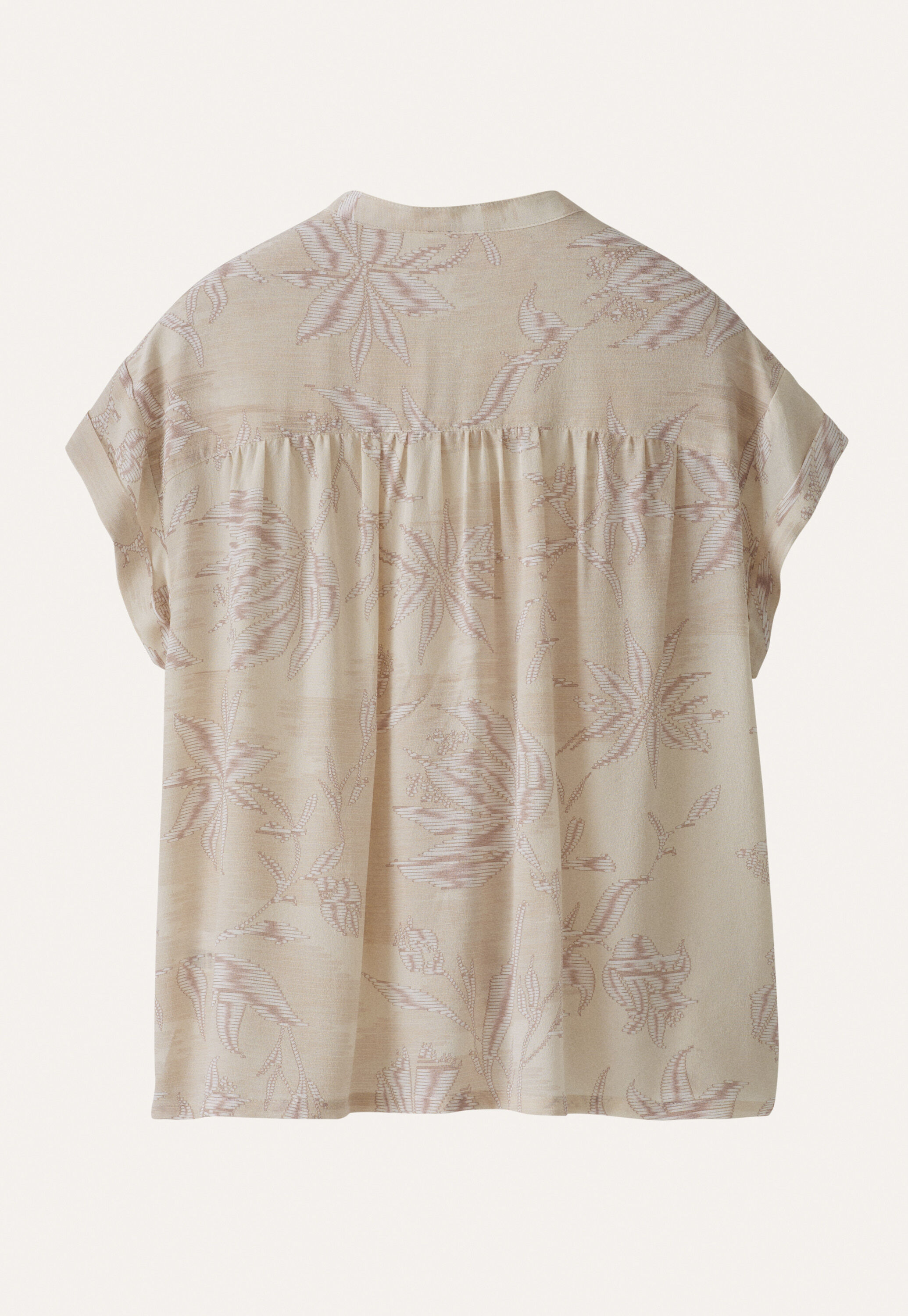 Printed boxy shirt