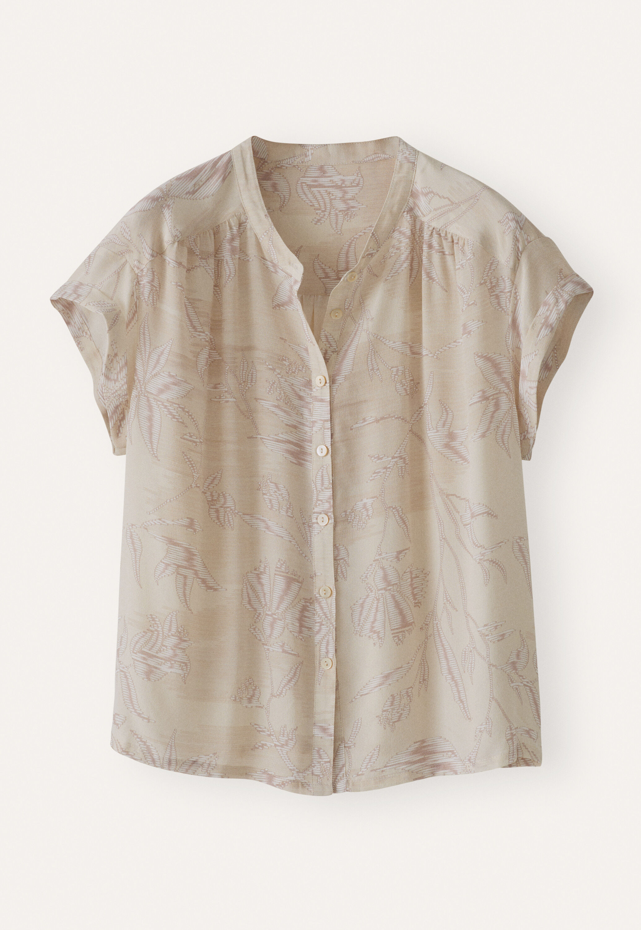 Printed boxy shirt