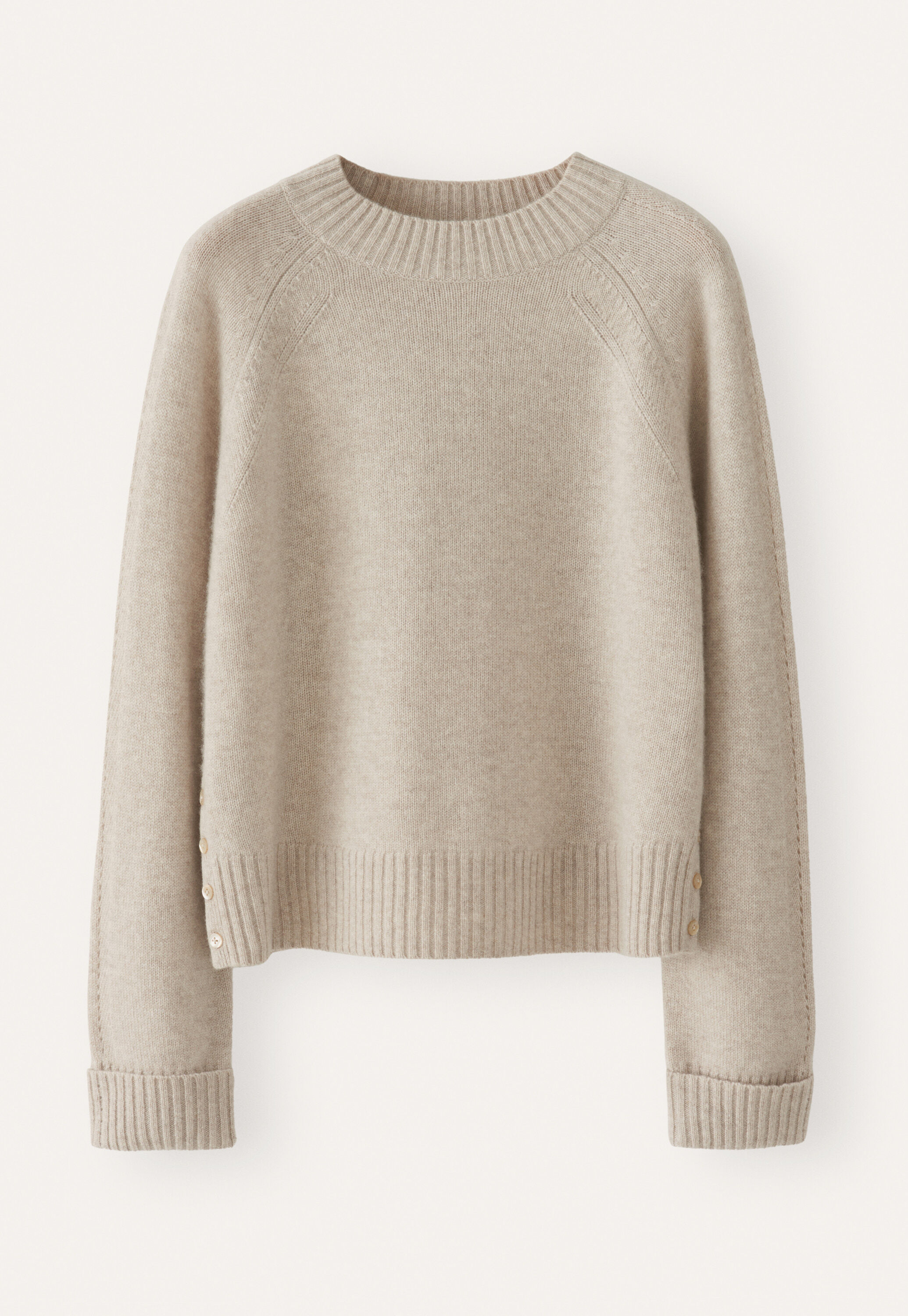 Raglan-sleeve sweater