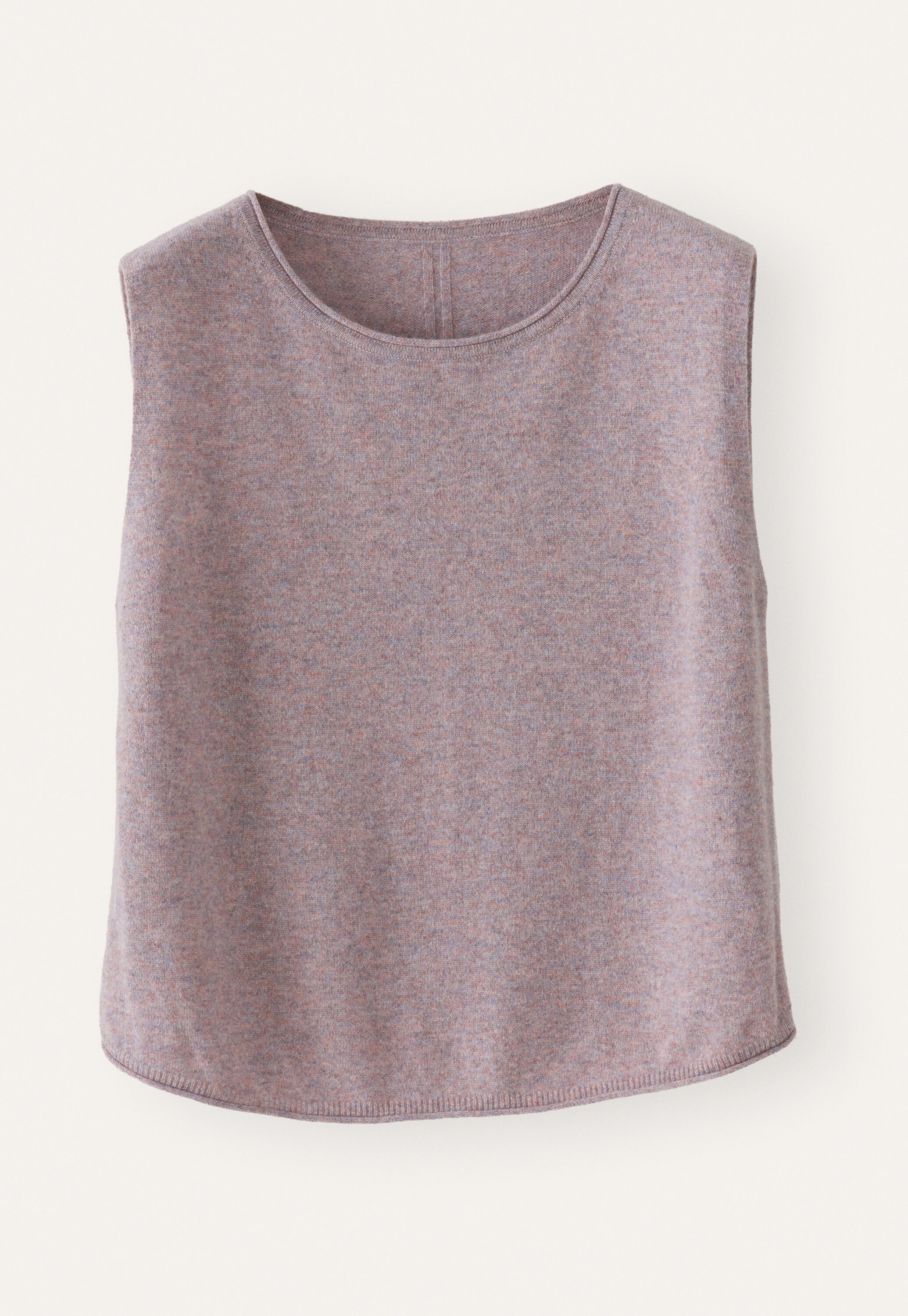 Knitted sleeveless sweater