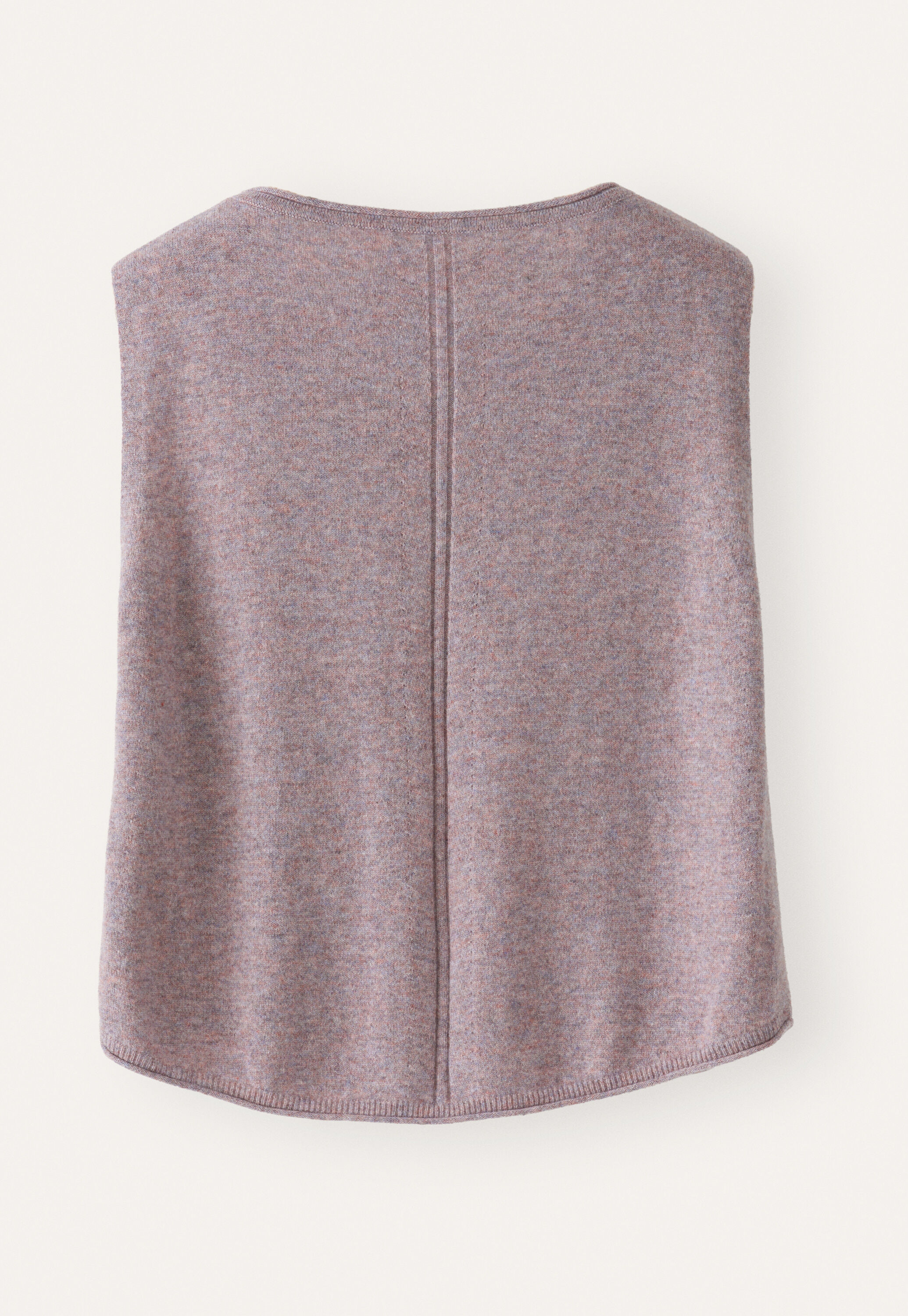 Knitted sleeveless sweater