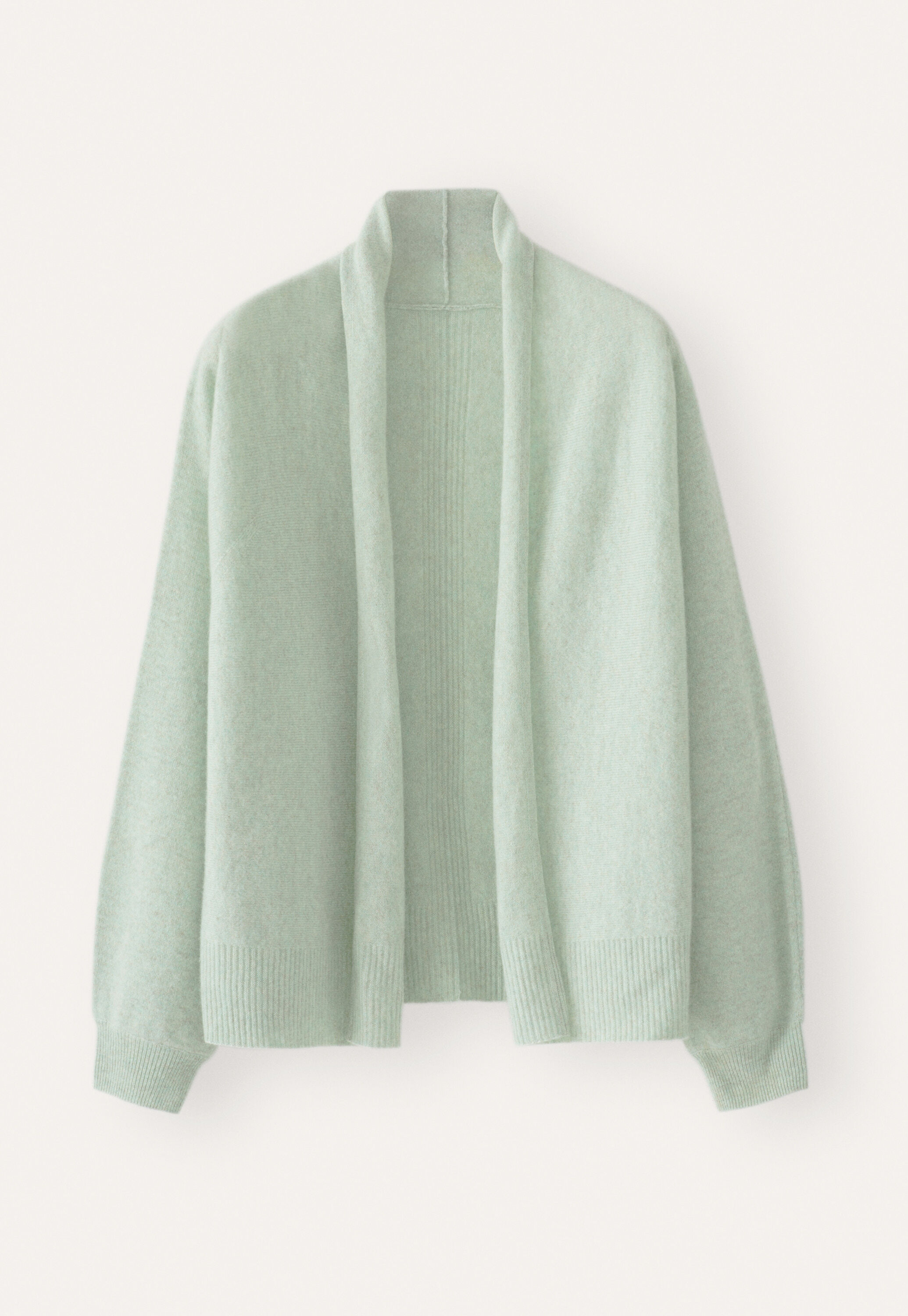 Dolman shawl-collar cardigan