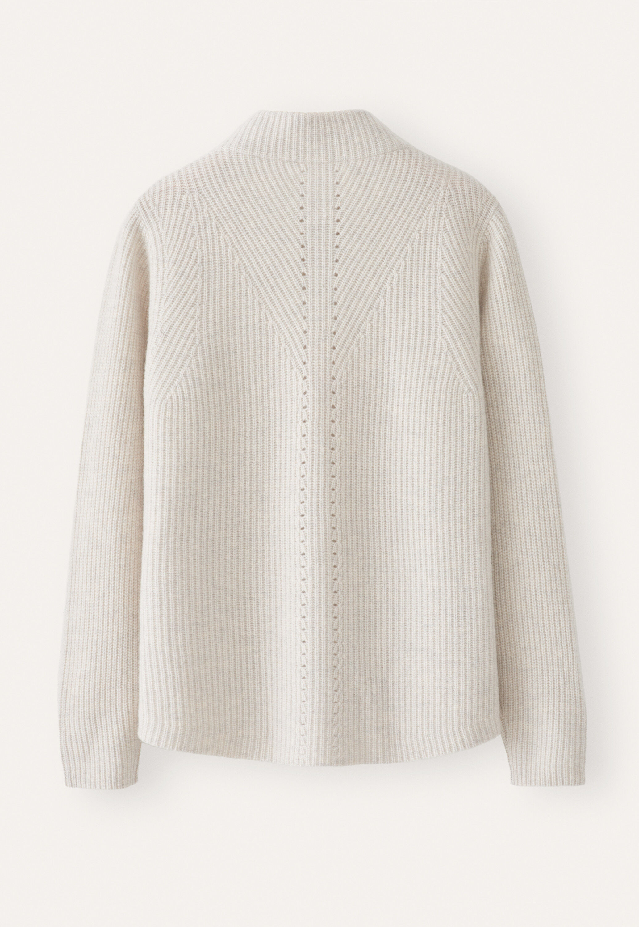 Rib-stitch cardigan
