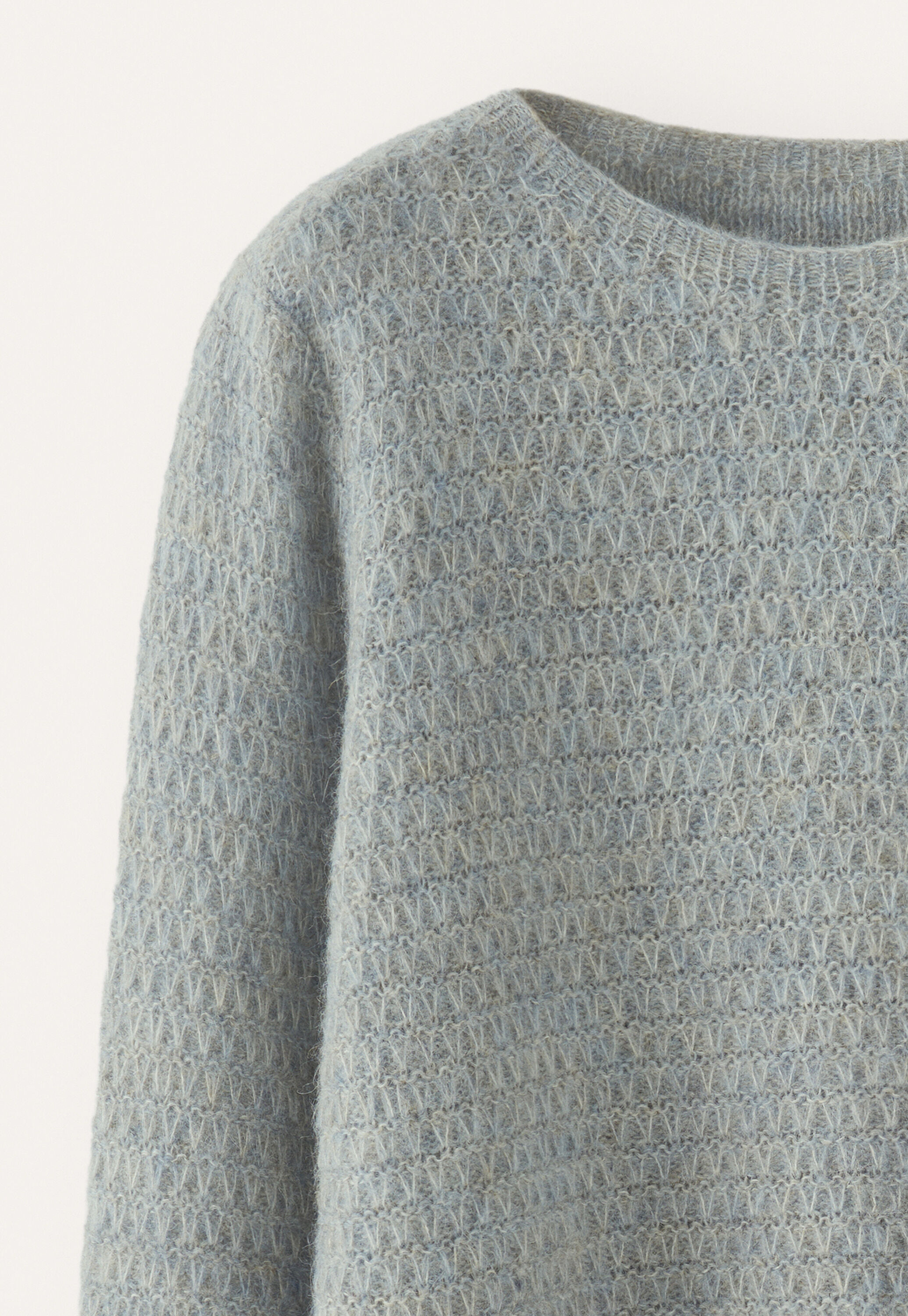 Tuck-stitch sweater