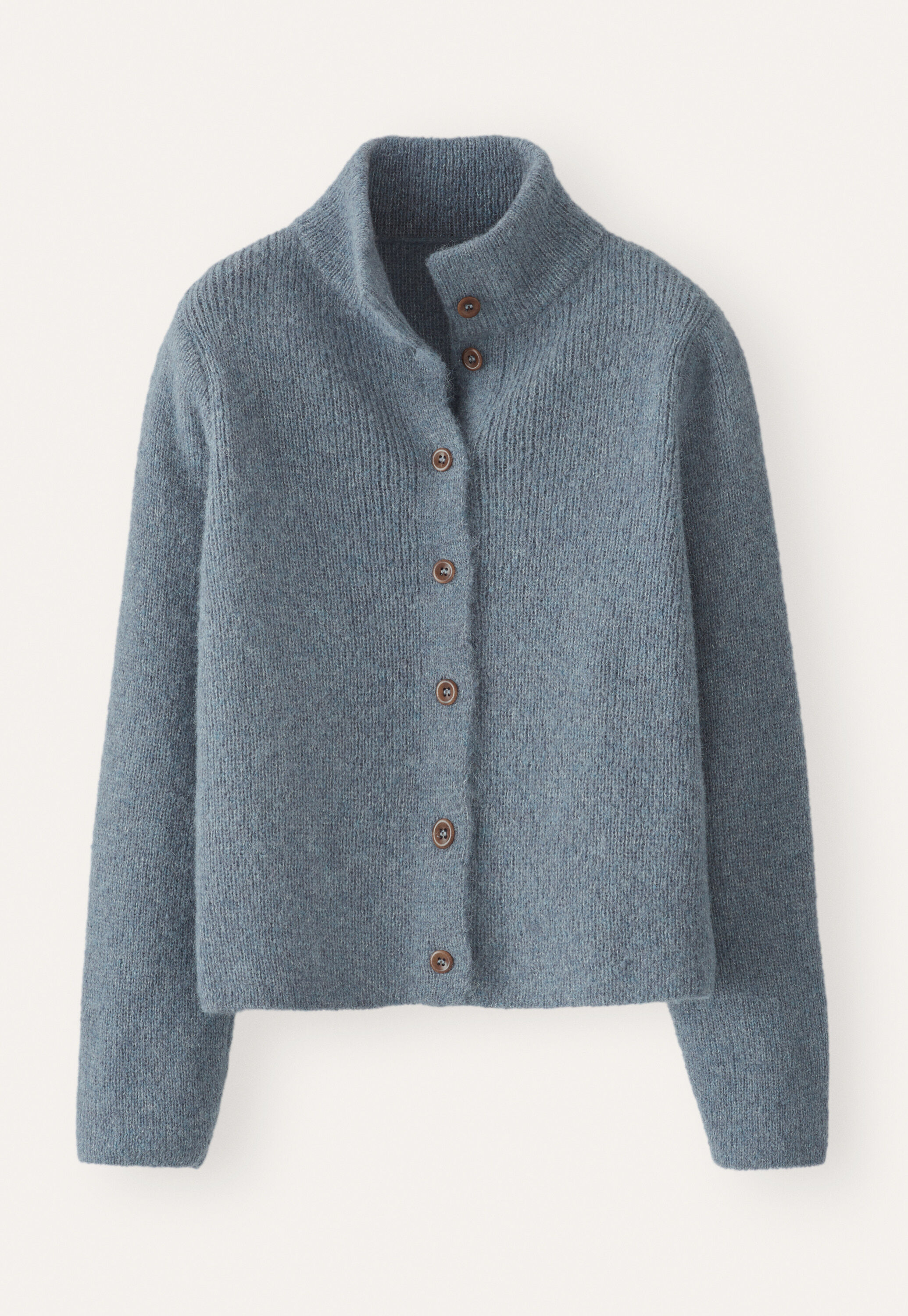 Basket-stitch cardigan