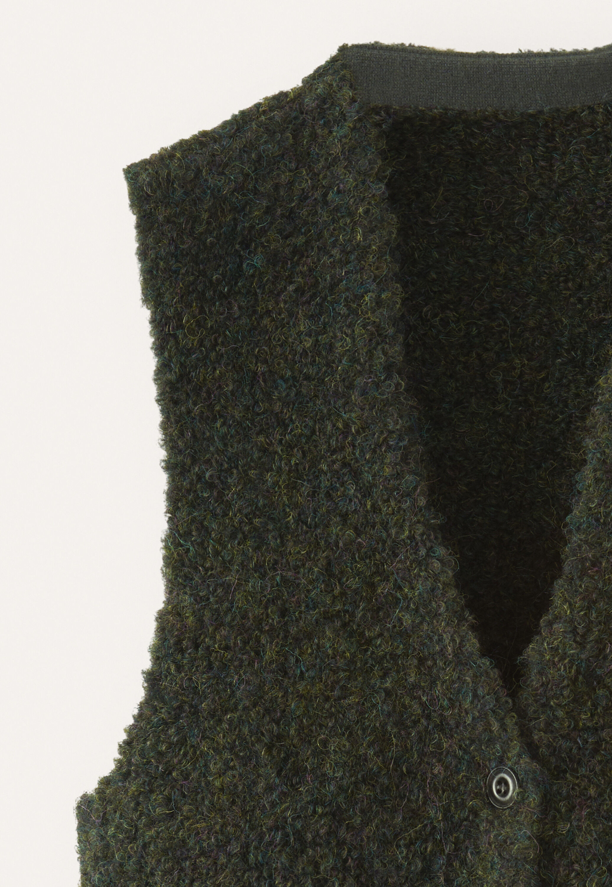 Boucl&eacute; waistcoat