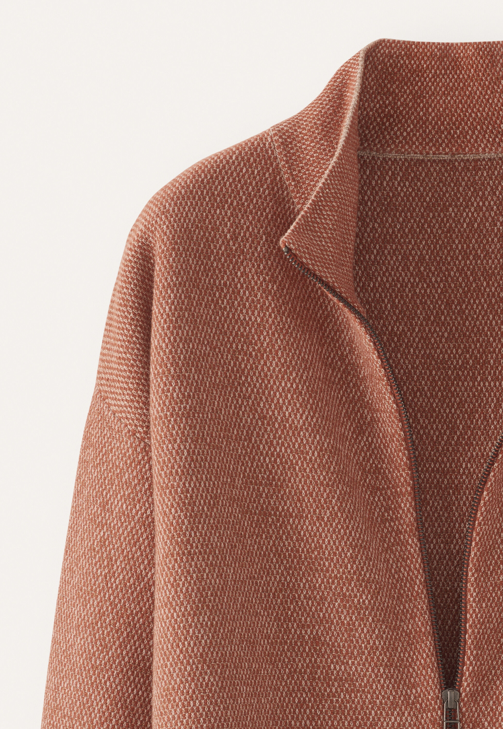 Zip-front jacket, Copper fawn, large