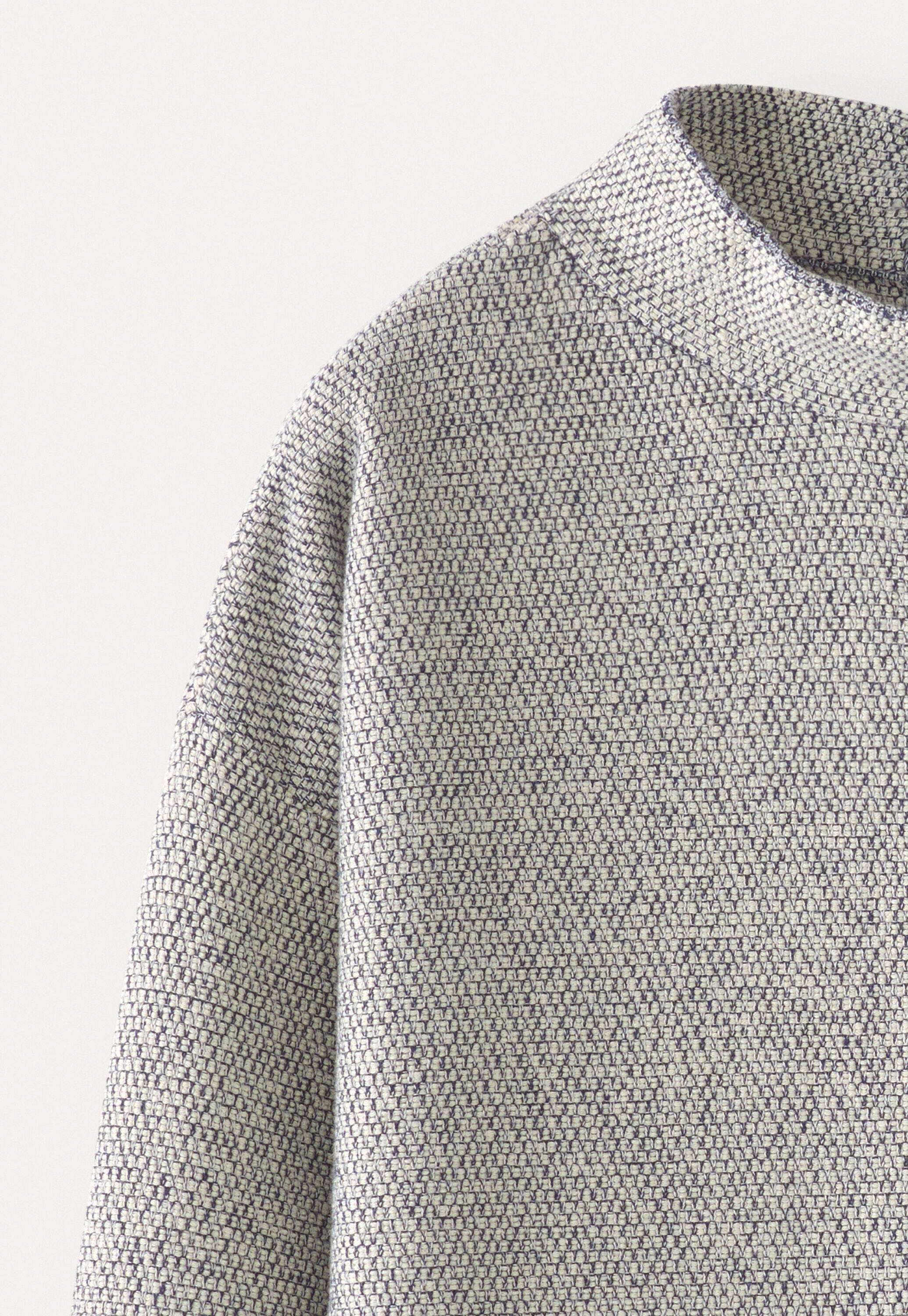 Inlay-stitch sweater