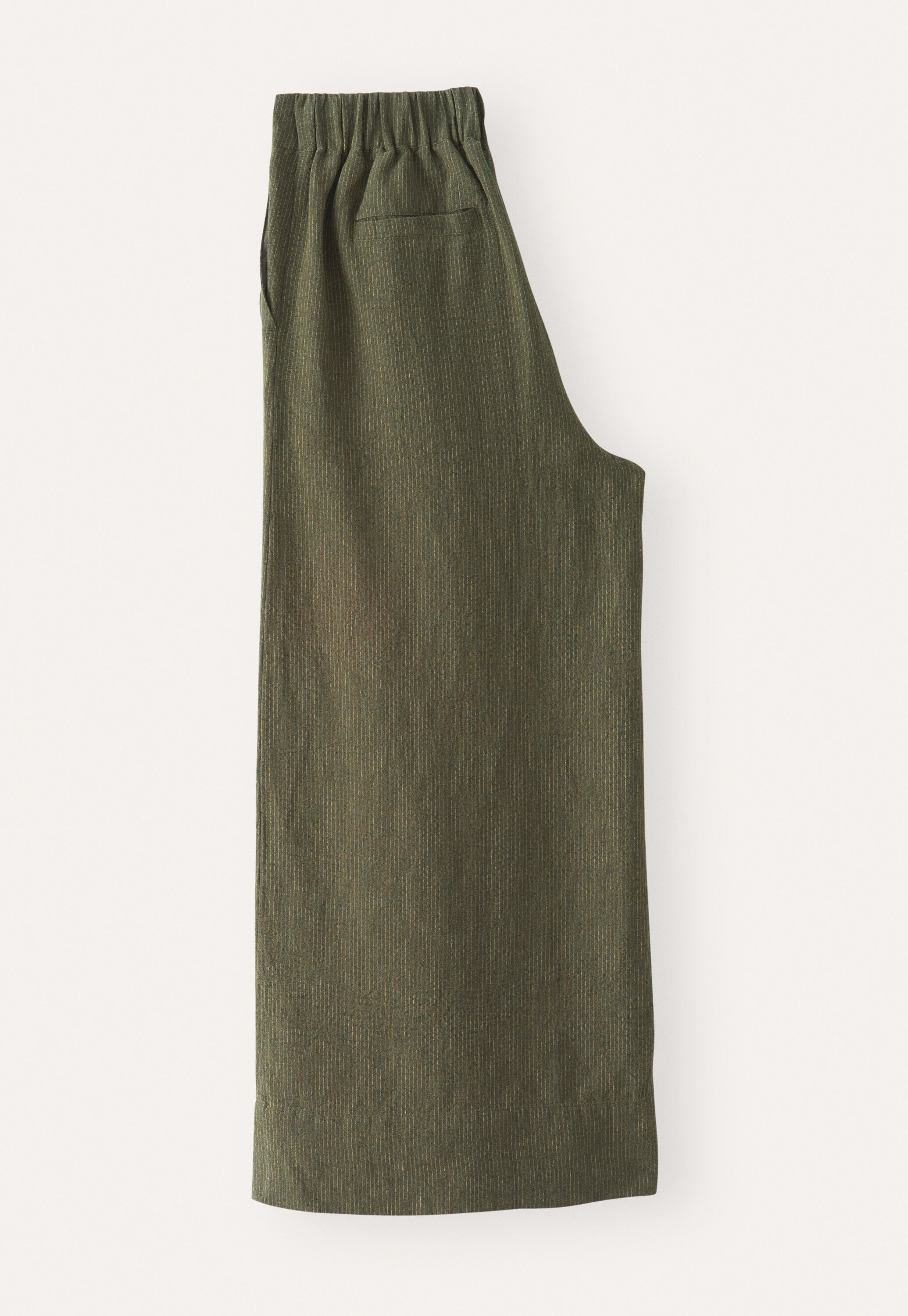Wide & cropped trousers, Forest, large