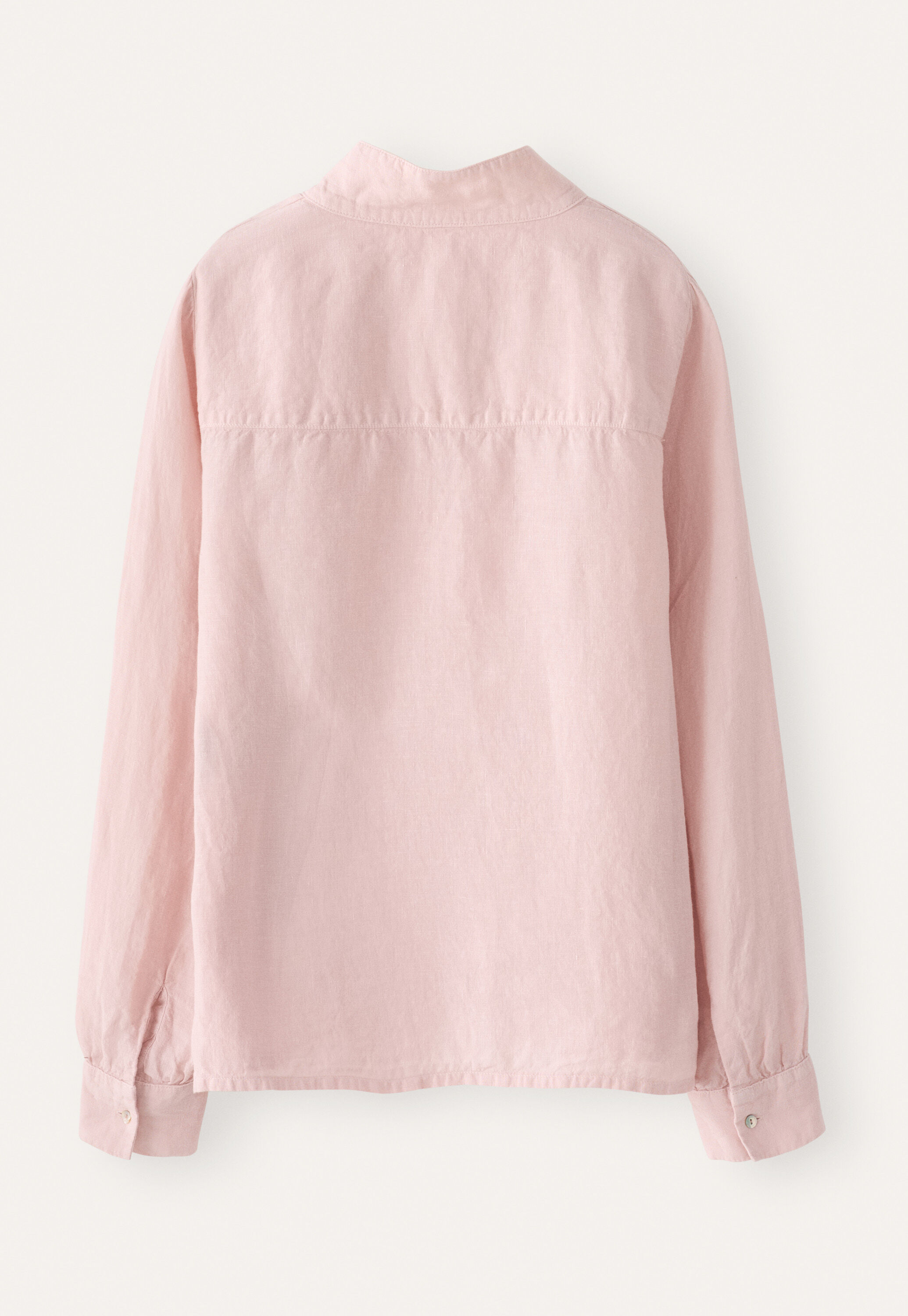 Funnel neck blouse, Cloud pink, large