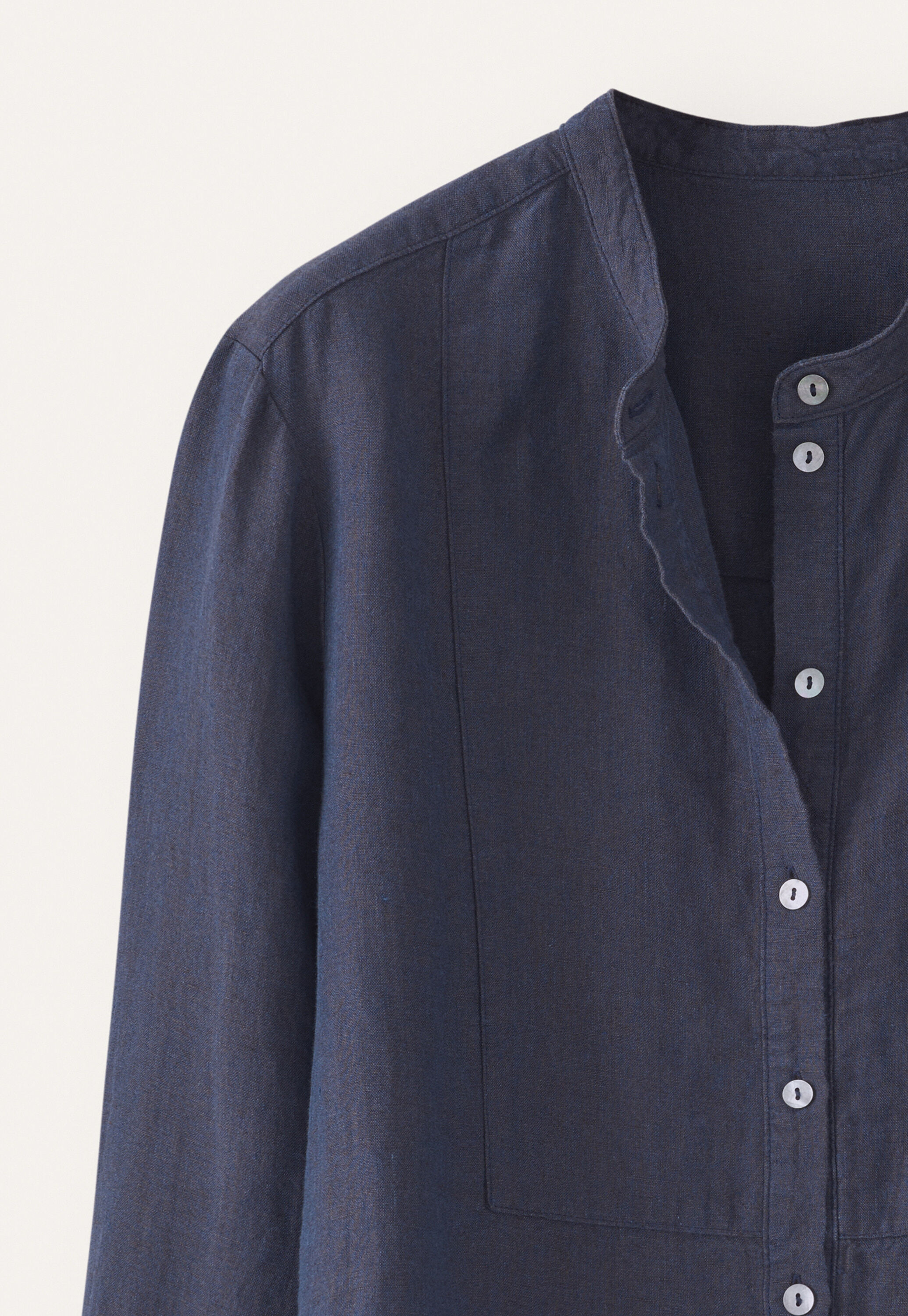 Long bib-detail shirt