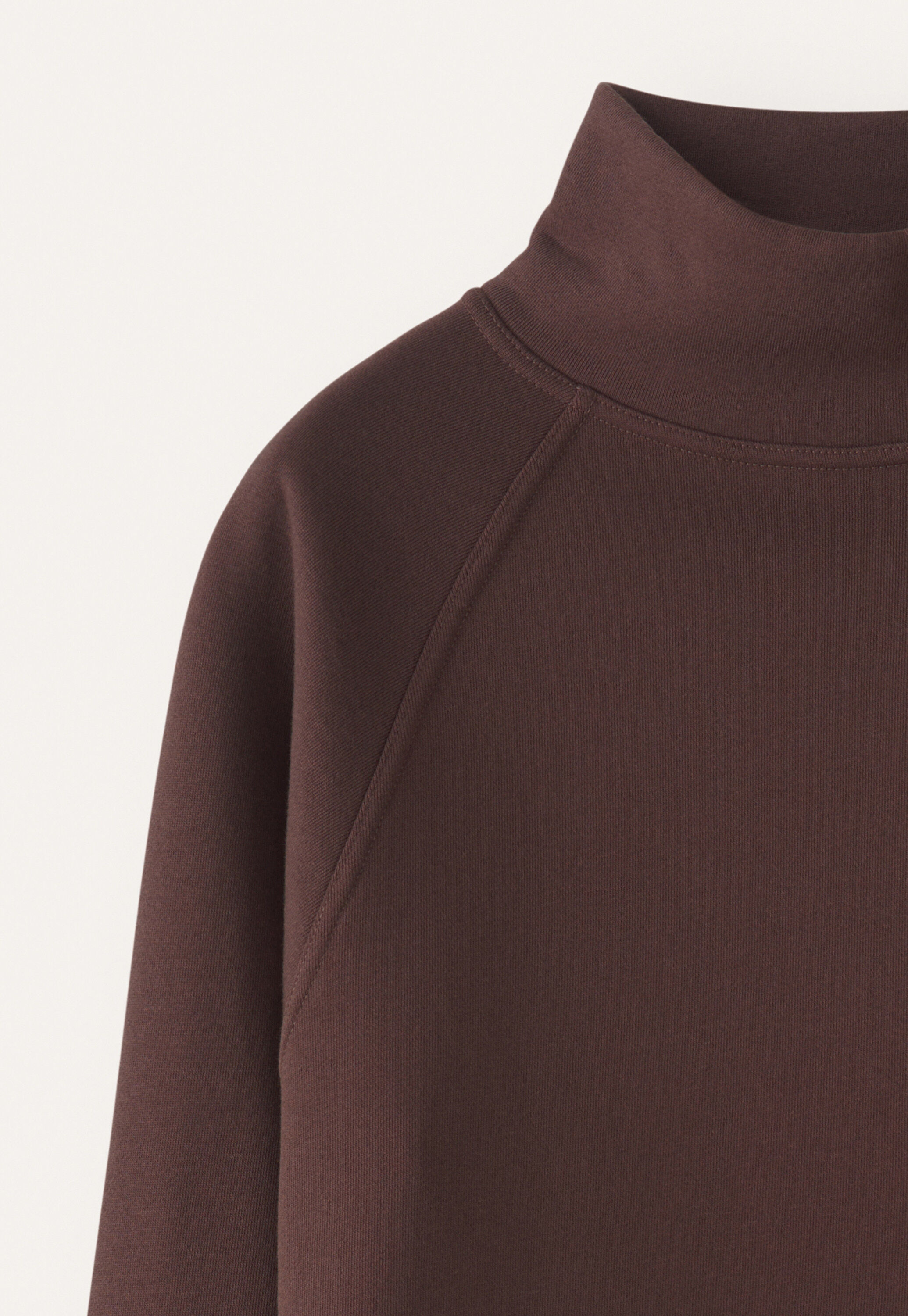 Funnel-neck sweatshirt