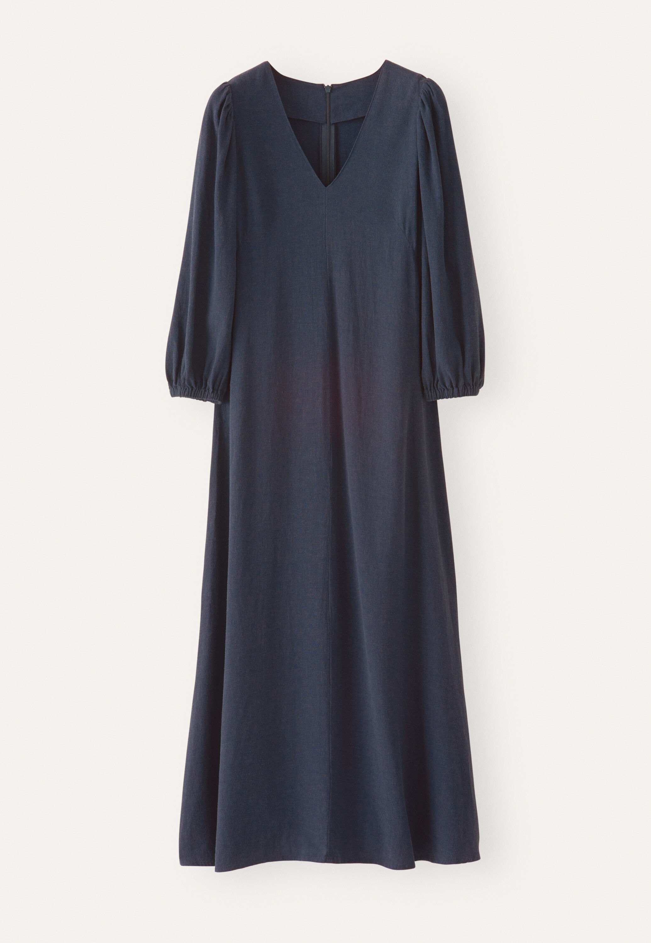 Long v-neck dress