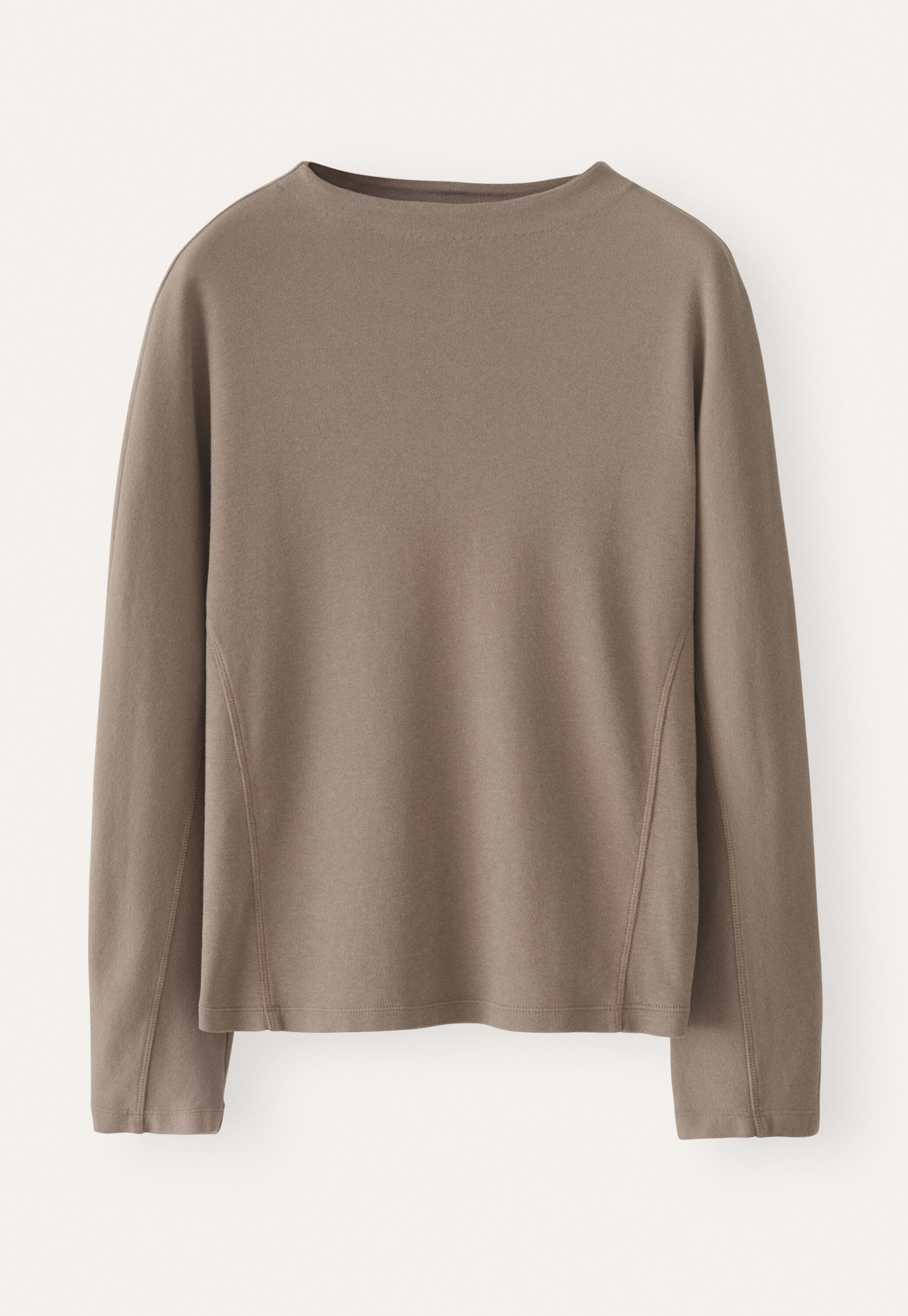 Jersey top, Dark mink, large
